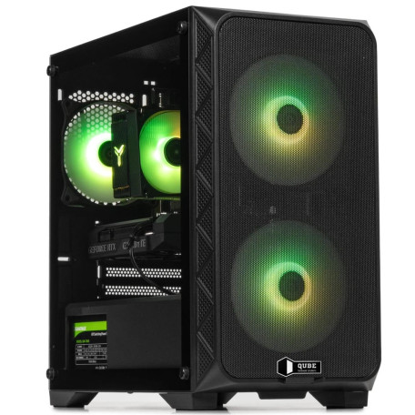 Корпус QUBE FLOW Black (FLOW_FBNU3)