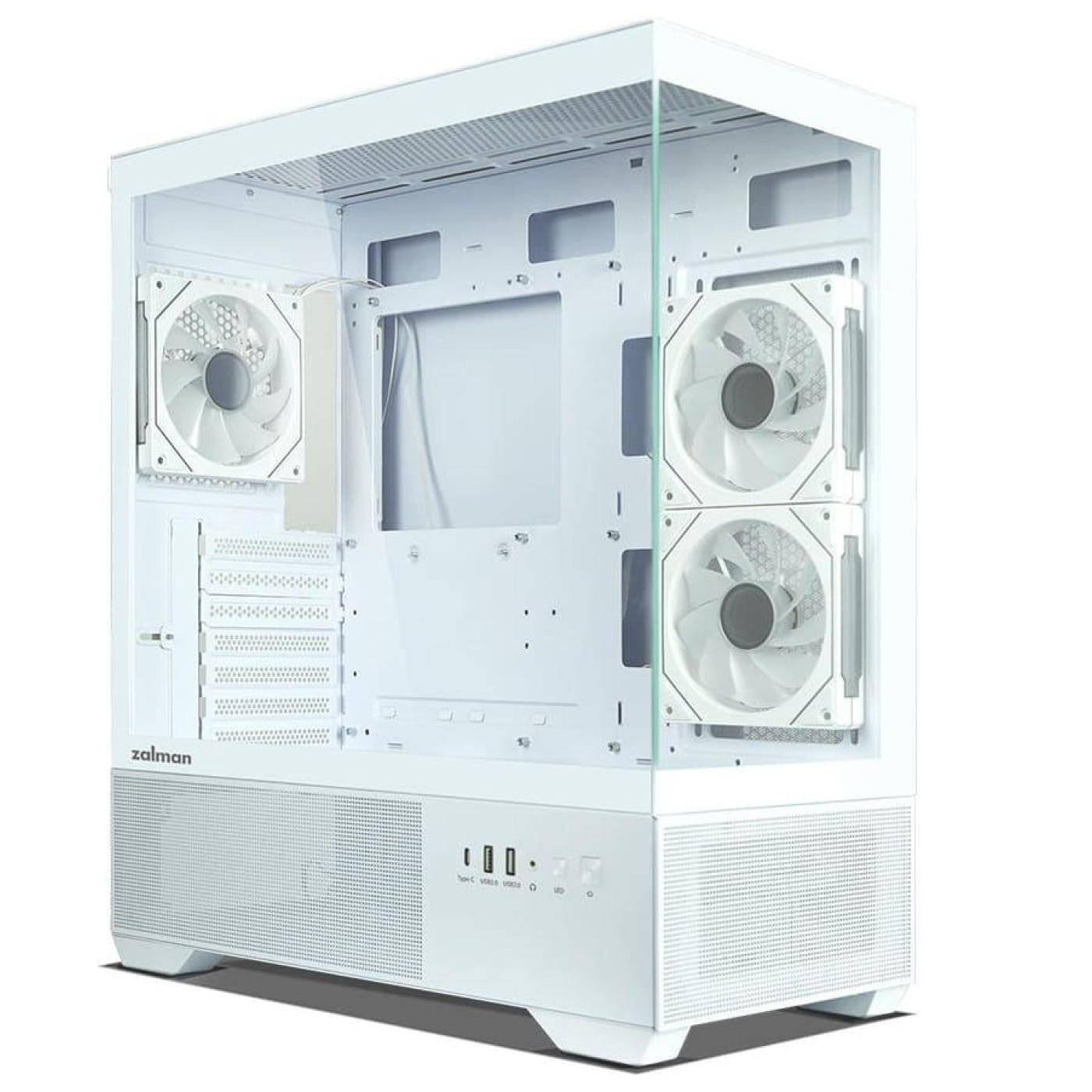 Корпус Zalman Chronix V2 Tempered Glass без БЖ White (CHRONIXV2WHITE)
