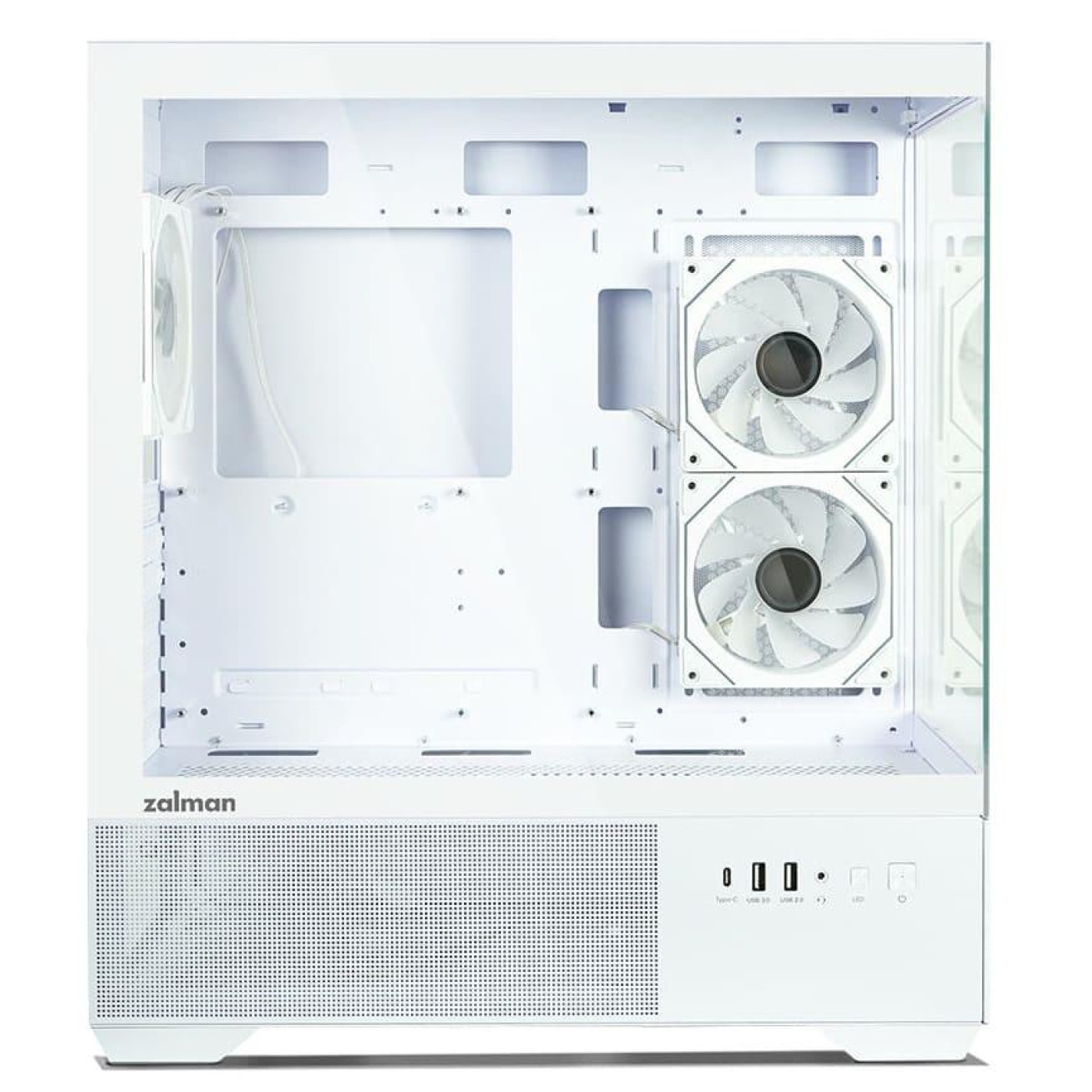 Корпус Zalman Chronix V2 Tempered Glass без БЖ White (CHRONIXV2WHITE)
