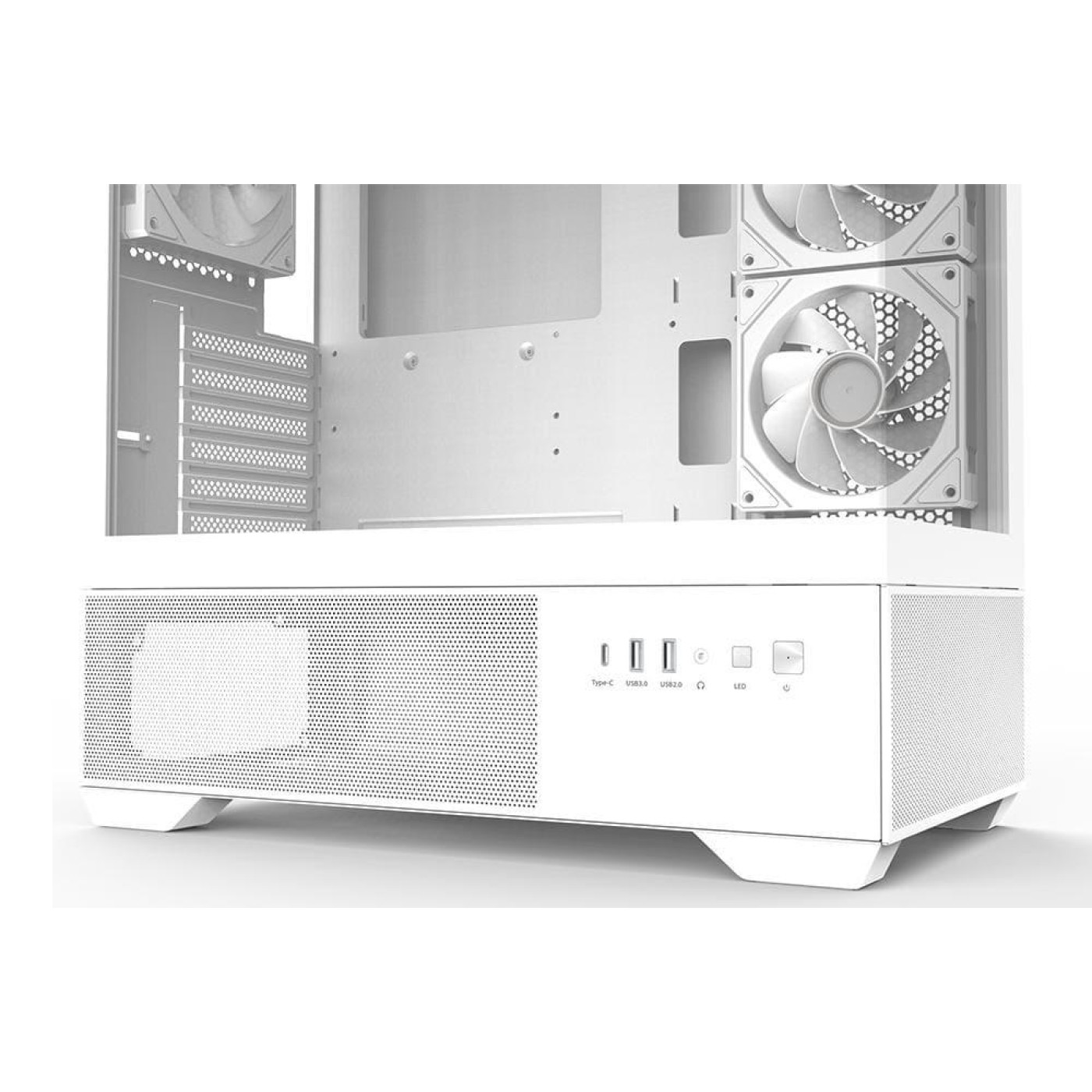 Корпус Zalman Chronix V2 Tempered Glass без БЖ White (CHRONIXV2WHITE)