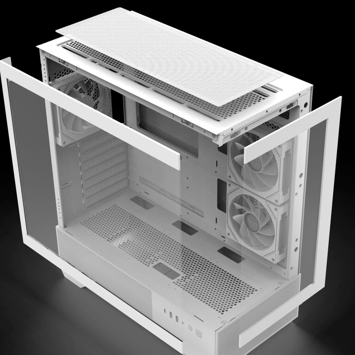 Корпус Zalman Chronix V2 Tempered Glass без БЖ White (CHRONIXV2WHITE)