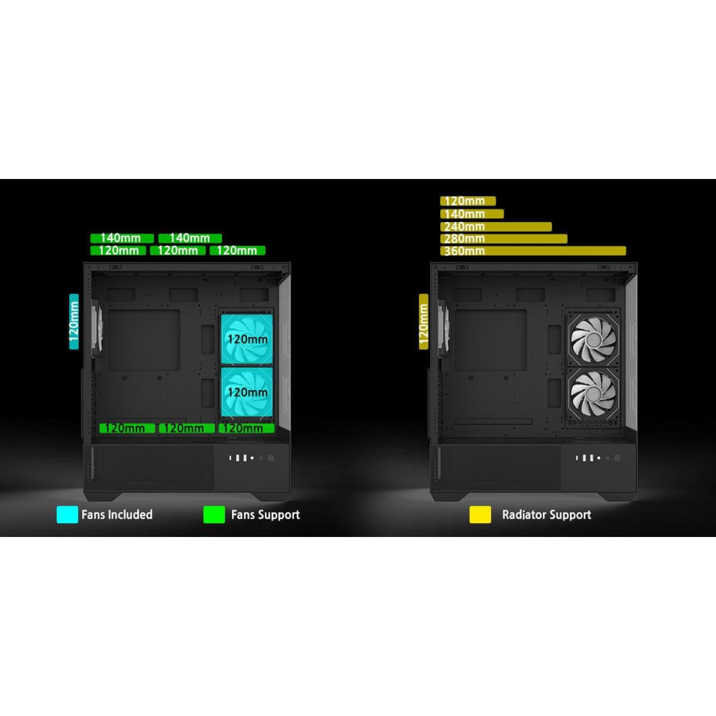 Корпус Zalman Chronix V2 Tempered Glass без БЖ Black (CHRONIXV2BLACK)