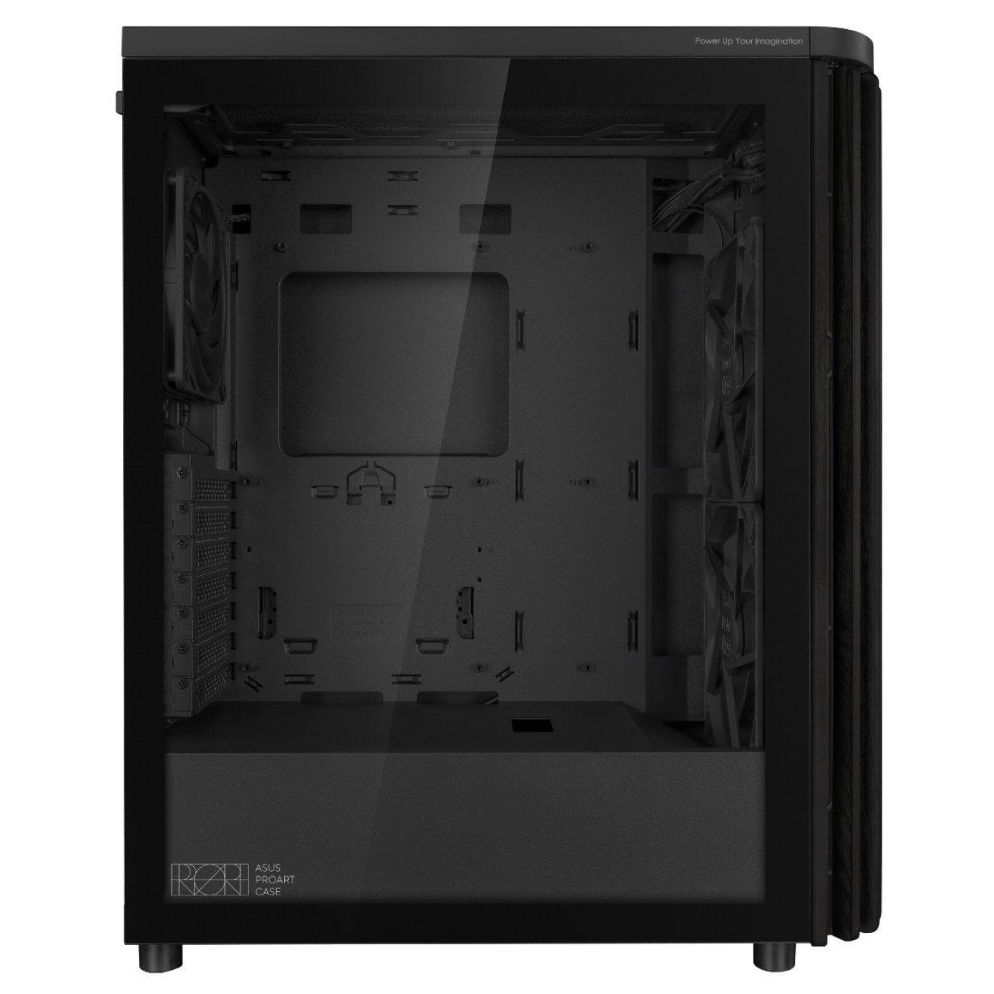 Корпус ASUS ProArt PA401 Wood Edition - Tempered Glass без БП (90DC00M0-B39000)
