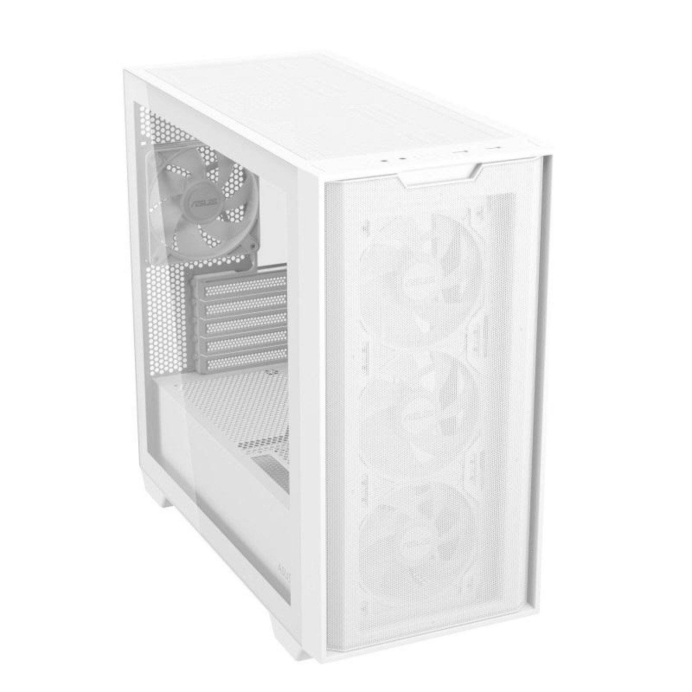 Корпус ASUS A21 Plus White Tempered Glass ARGB без БП (90DC00H3-B19010)