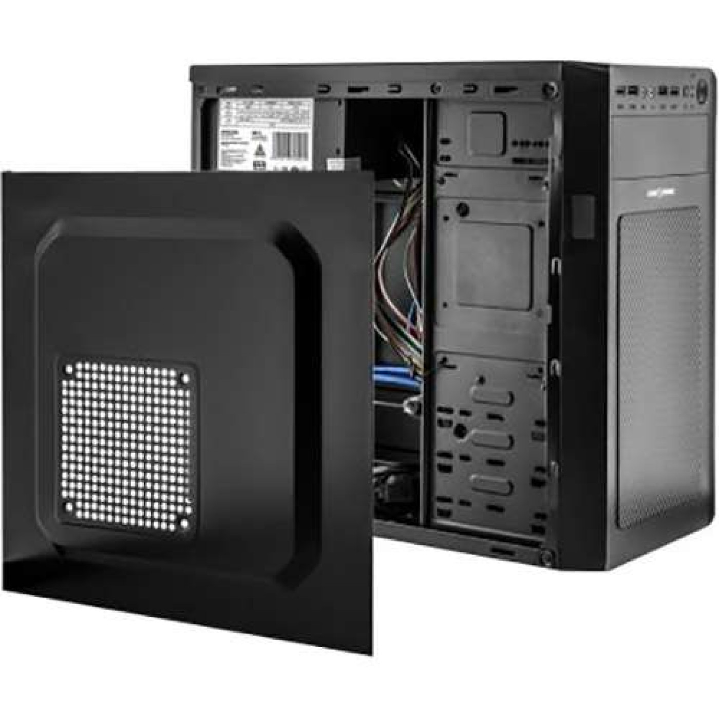 Корпус LogicPower LP 6116 - 400w 12cm MATX, 2xUSB3.0+2xUSB2.0 (10230) 400 Вт