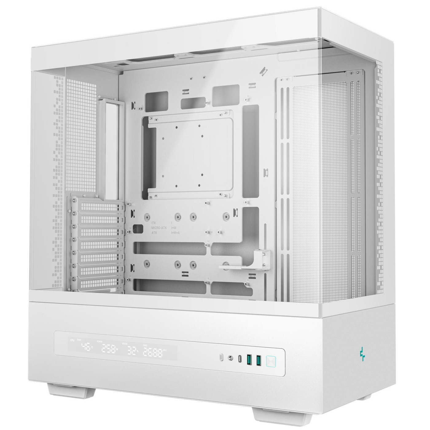 Корпус Deepcool CH690 Digital White (R-CH690-WHNNA0D-G-1) Без БП