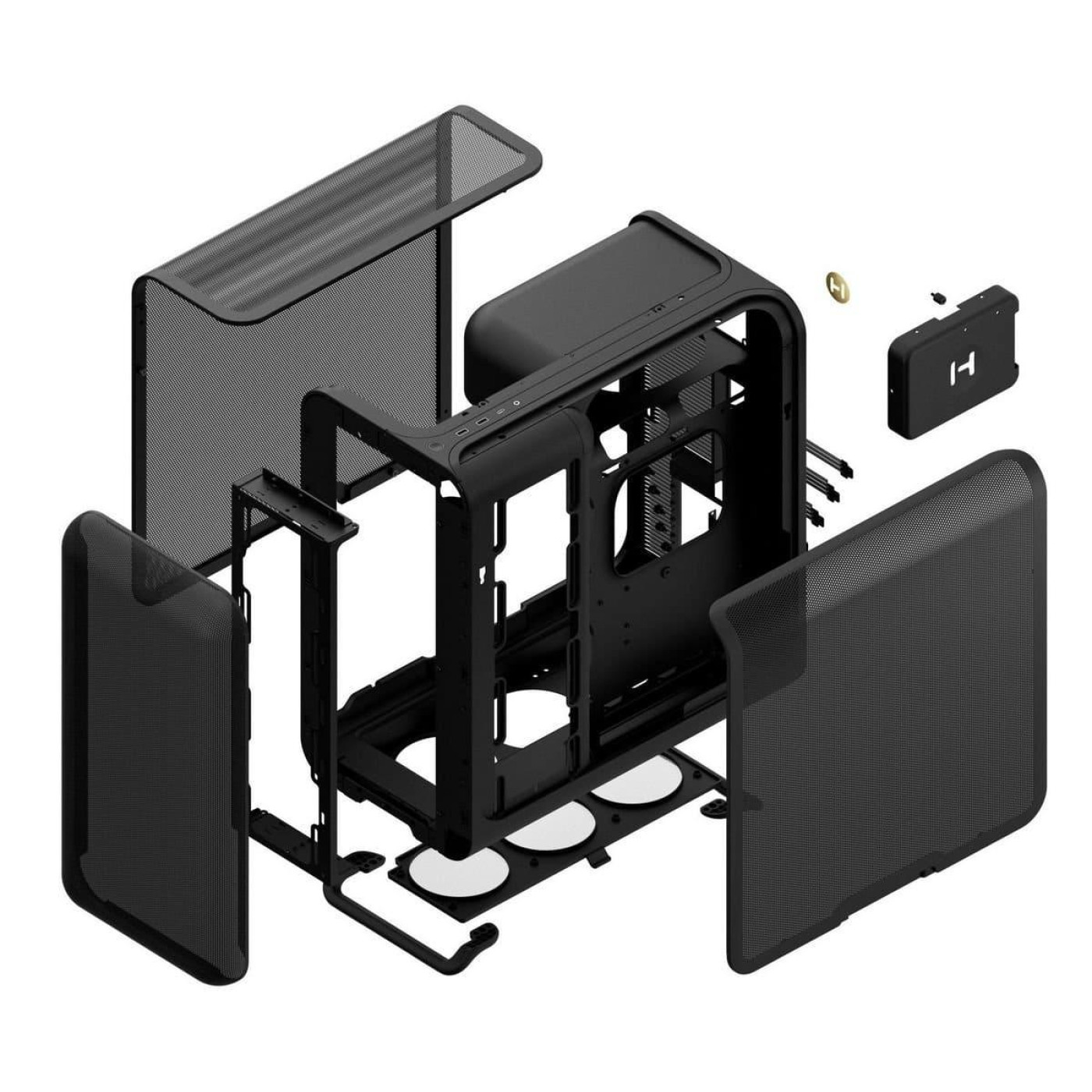 Корпус Hyte X50 Air без БЖ Pitch Black (CS-HYTE-X50A-BB) Без БП