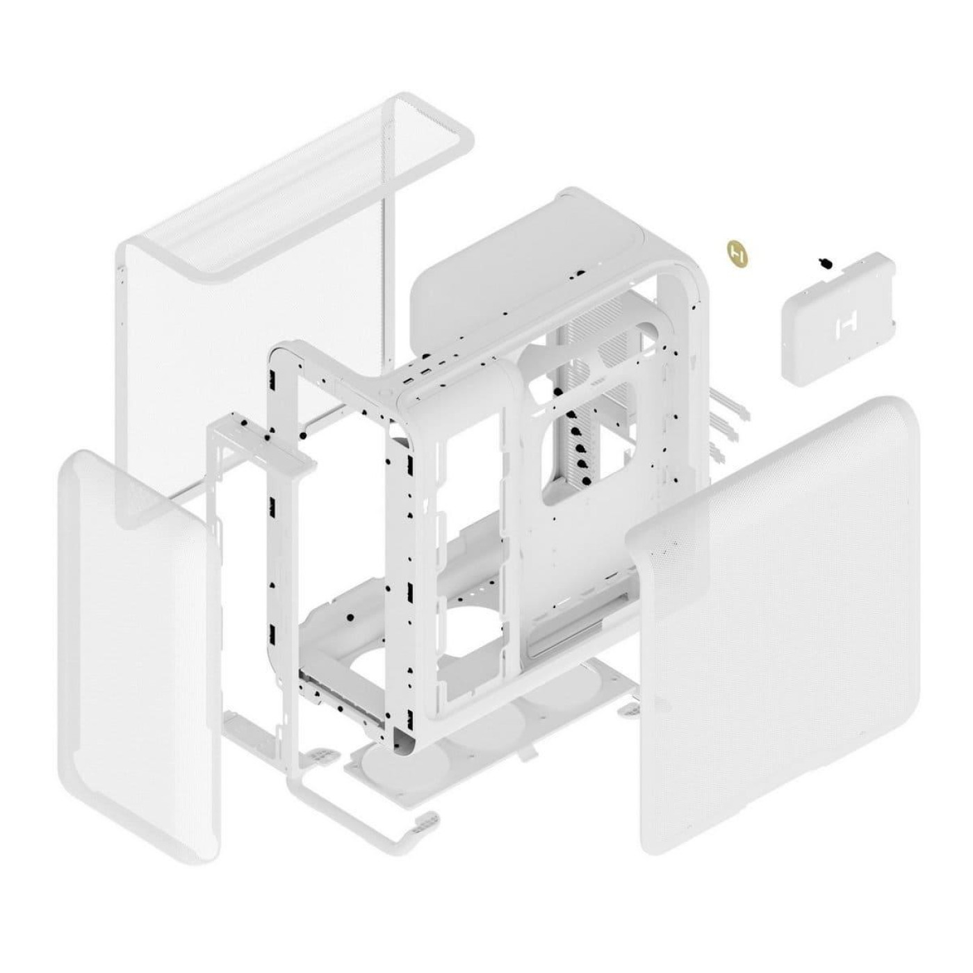 Корпус Hyte X50 Air без БЖ Snow White (CS-HYTE-X50A-WW) Без БП