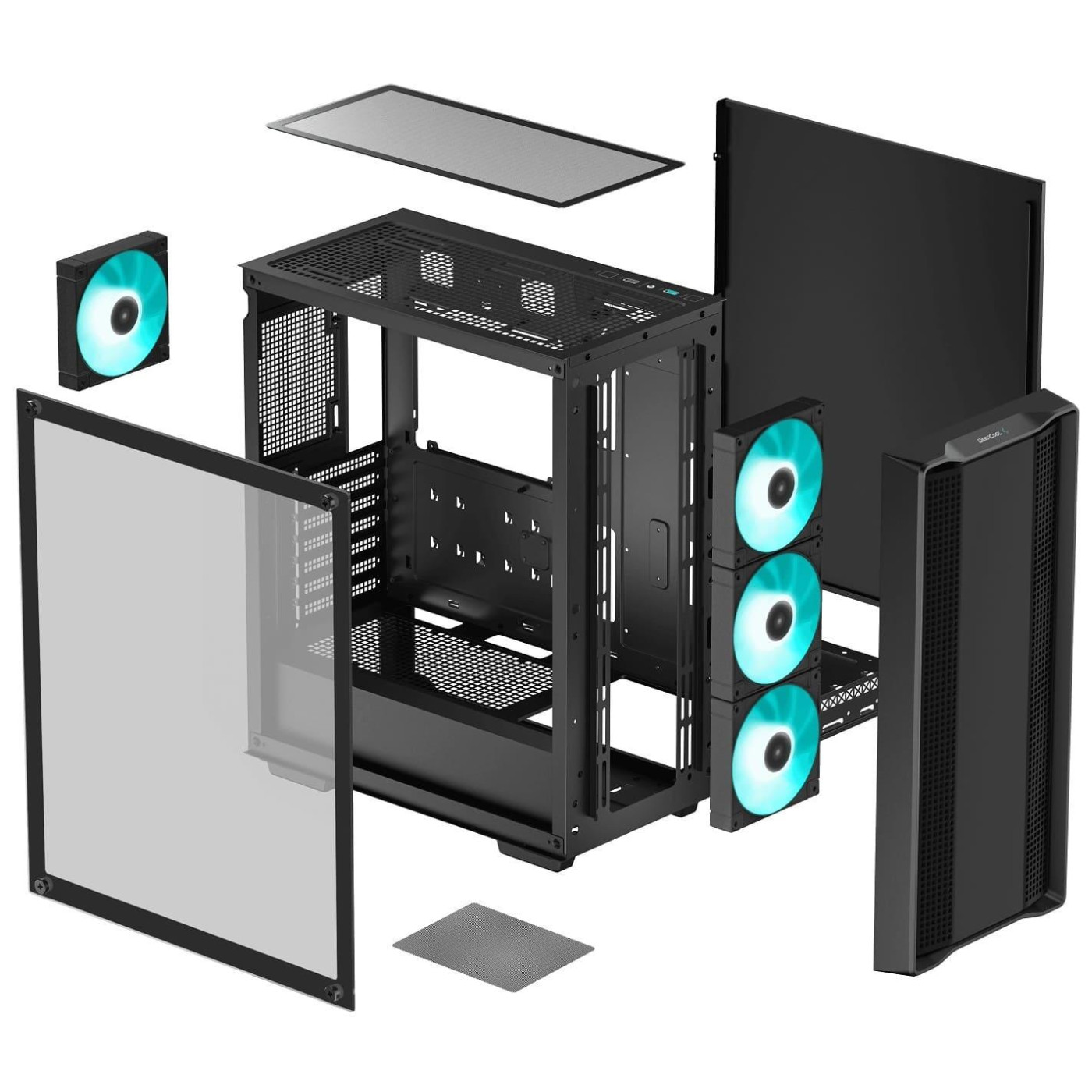 Корпус Deepcool CC560 V2 Black (R-CC560-BKGAA4-G-2) Без БП