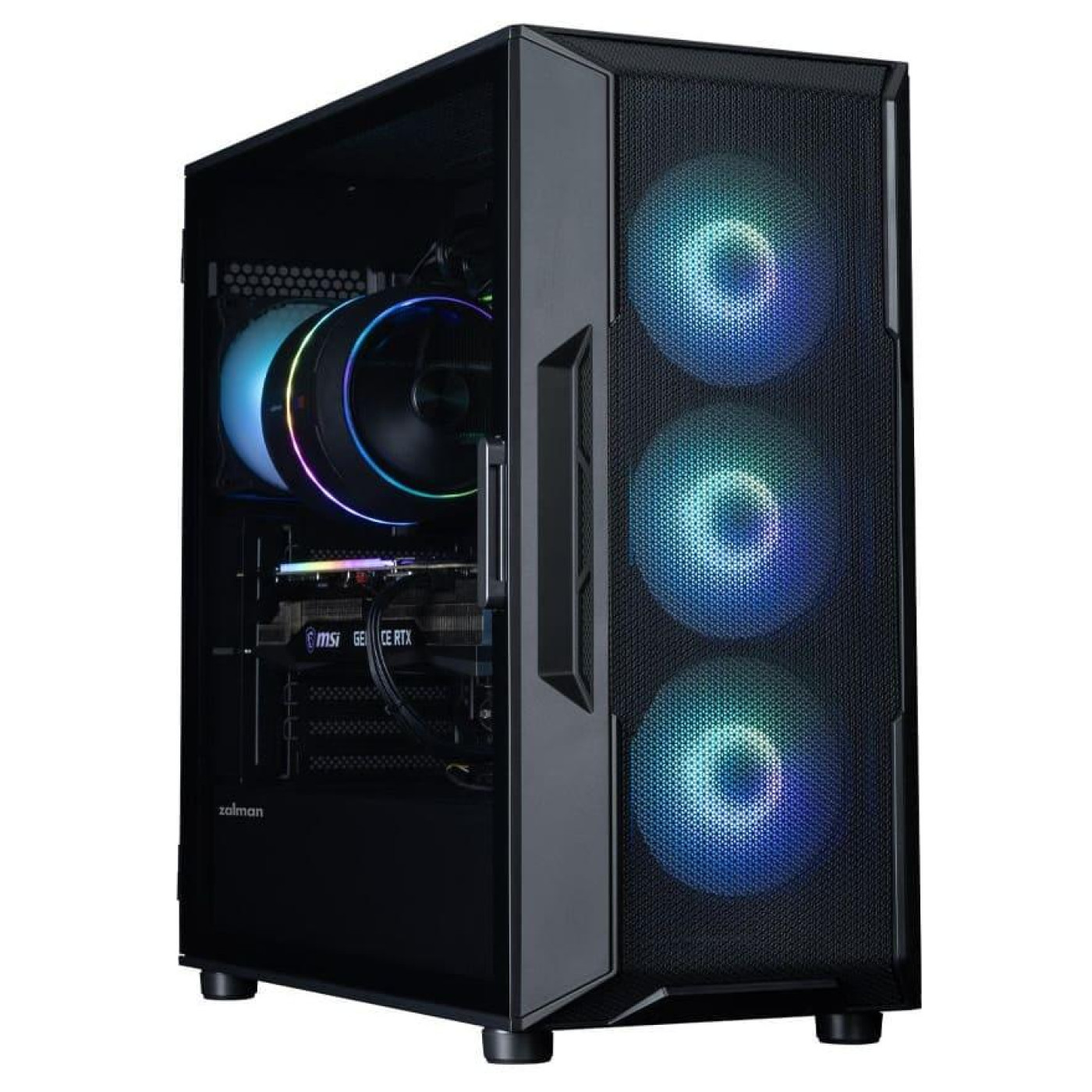 Корпус Zalman I3 Neo ARGB V2 Tempered Glass без БП Black (I3NEOARGBV2BLACK)