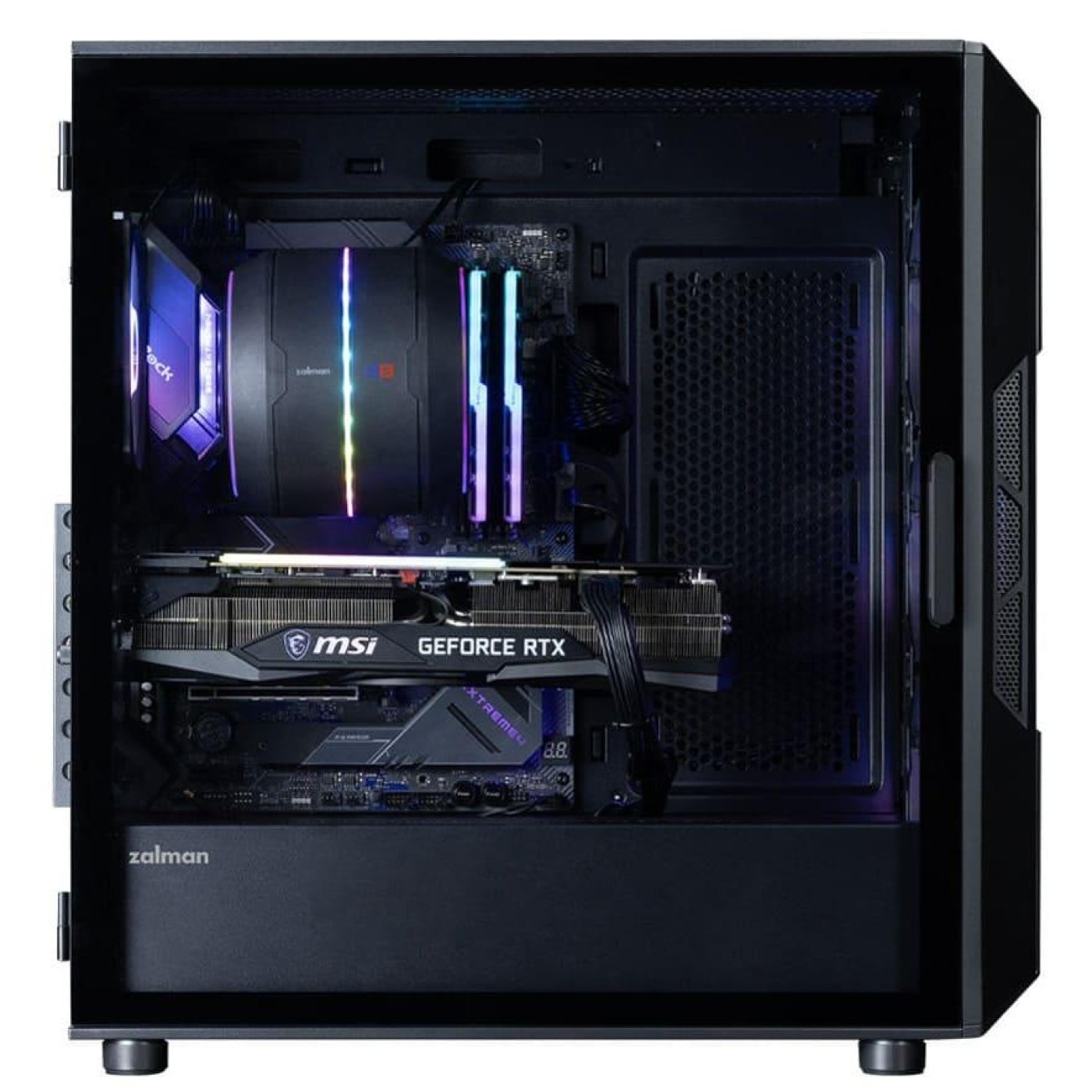 Корпус Zalman I3 Neo ARGB V2 Tempered Glass без БП Black (I3NEOARGBV2BLACK)