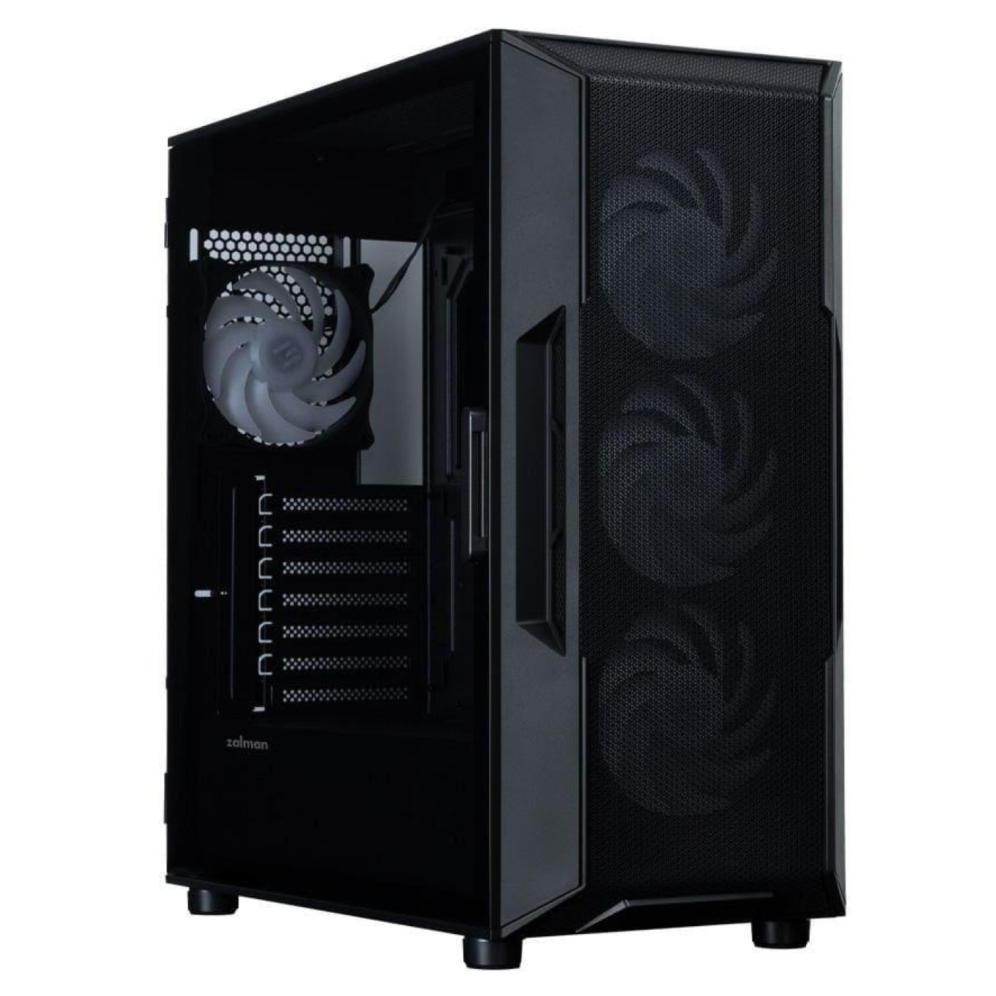 Корпус Zalman I3 Neo V2 Tempered Glass без БЖ Black (I3NEOV2BLACK)