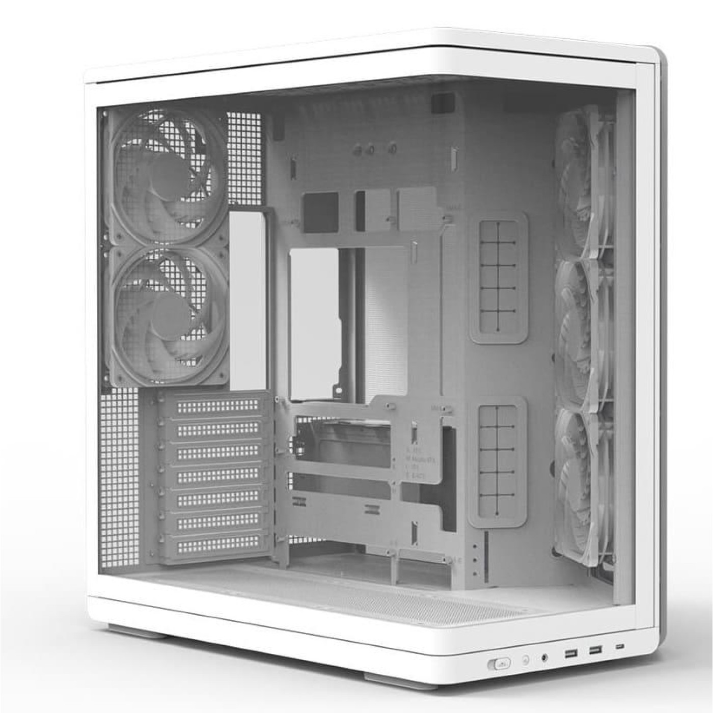 Корпус Zalman P60 Tempered Glass без БЖ White (P60WHITE)