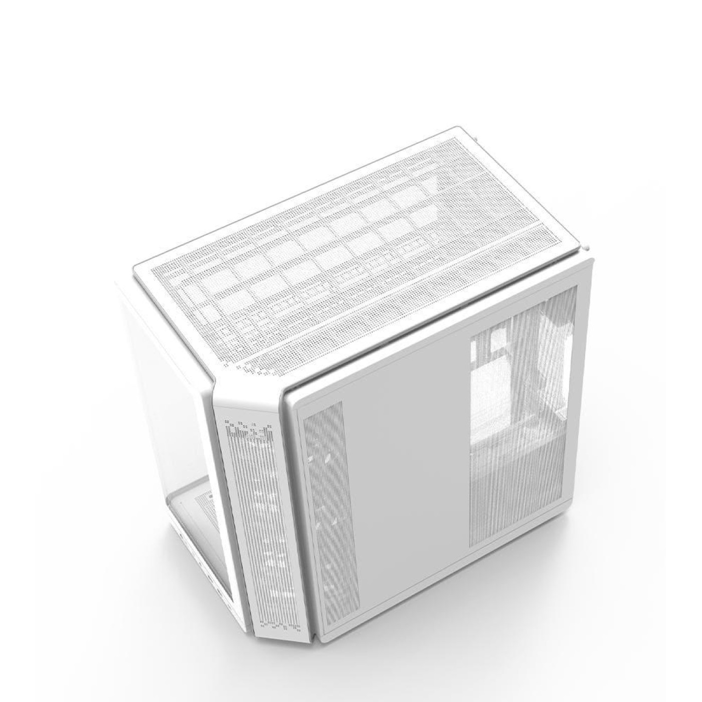 Корпус Zalman P60 Tempered Glass без БЖ White (P60WHITE)