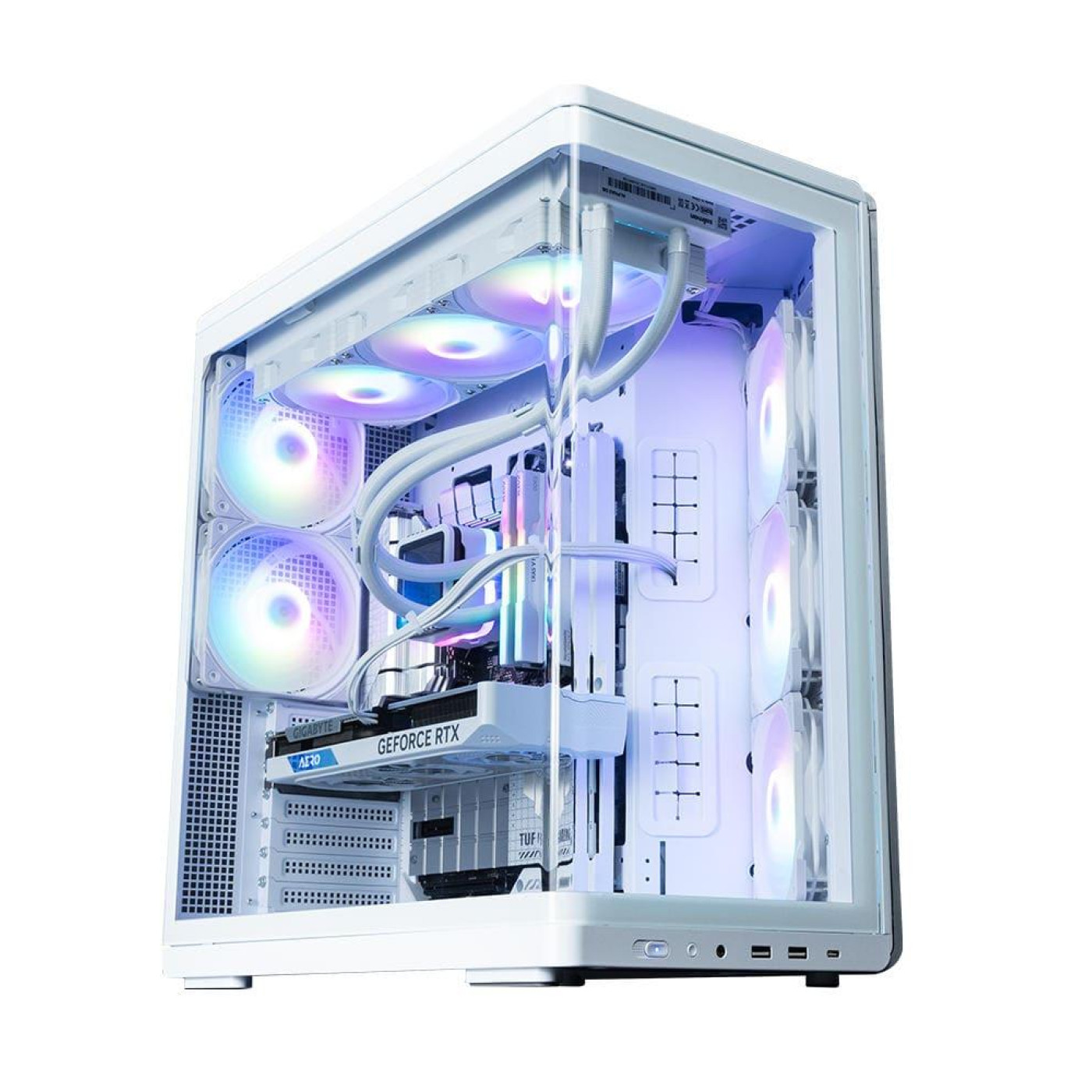 Корпус Zalman P60 Tempered Glass без БЖ White (P60WHITE)