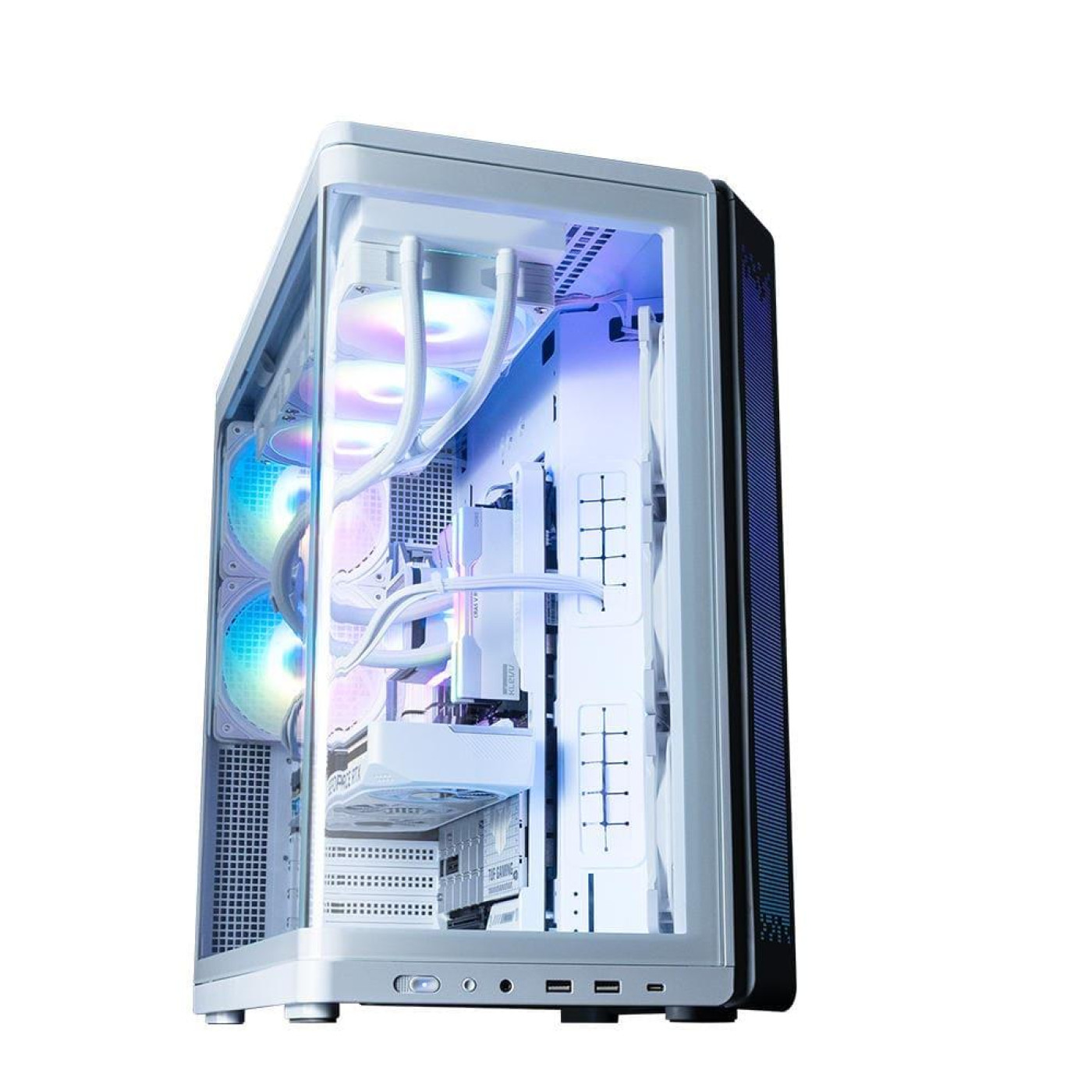 Корпус Zalman P60 Tempered Glass без БЖ White (P60WHITE)