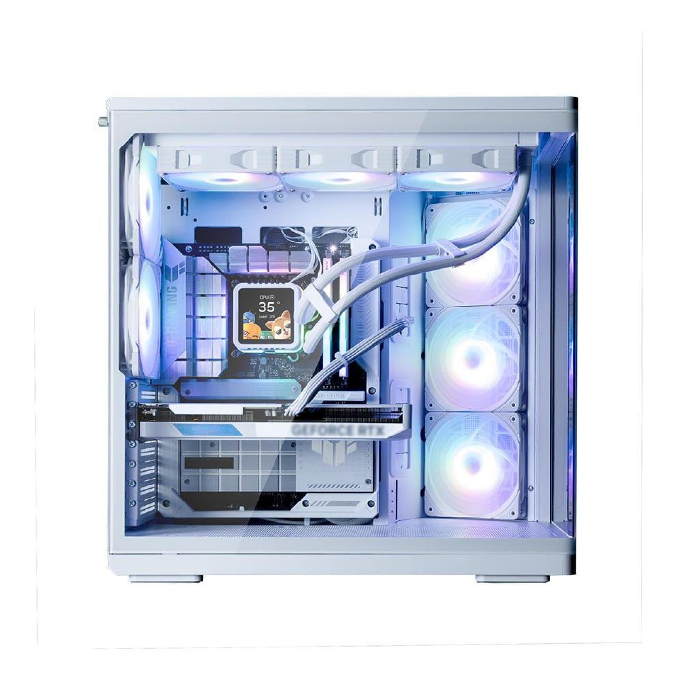 Корпус Zalman P60 Tempered Glass без БЖ White (P60WHITE)