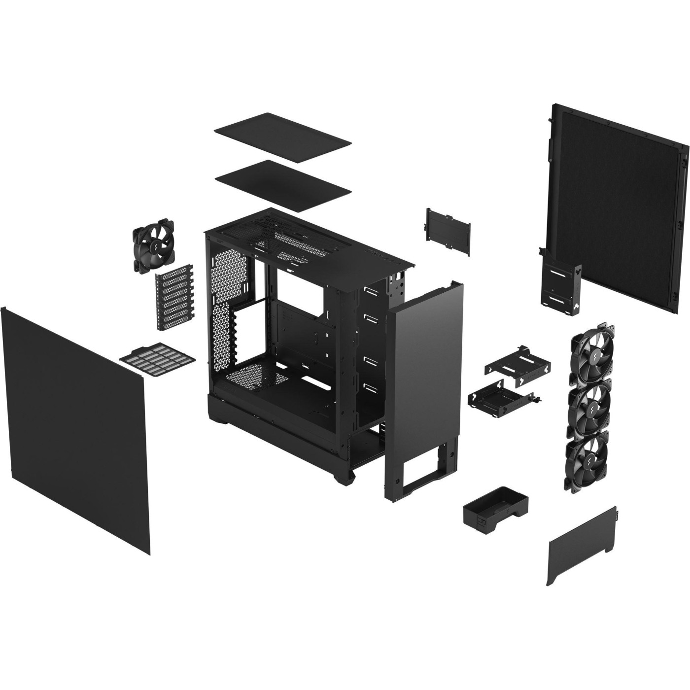 Корпус Fractal Design Pop XL Silent без БЖ Black (FD-C-POS1X-01) Без БП