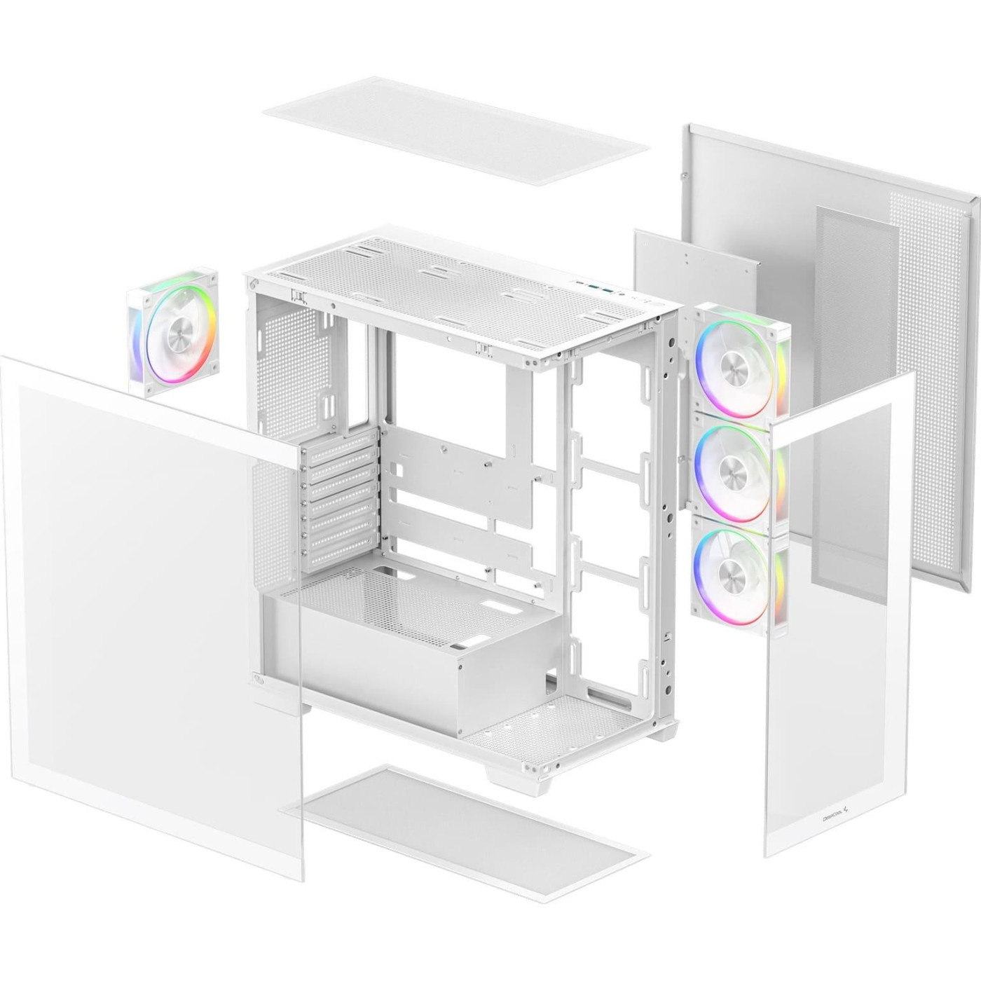 Корпус Deepcool CG580 4F V2 White (R-CG580-WHADA4-G-2) Без БП