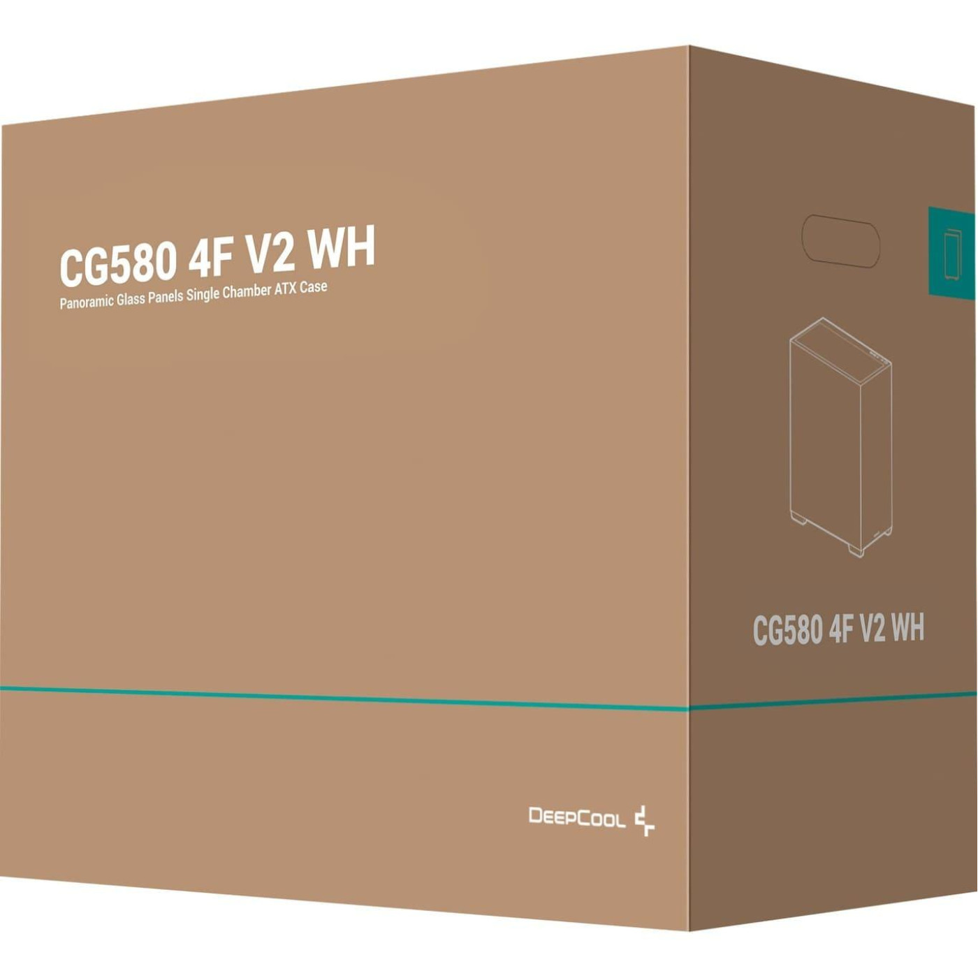 Корпус Deepcool CG580 4F V2 White (R-CG580-WHADA4-G-2) Без БП