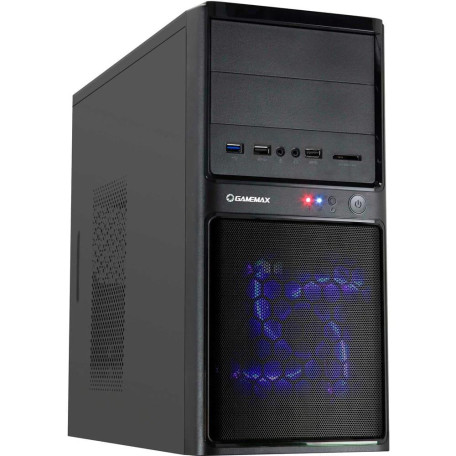 Корпус GameMax MT-306-NP-U3-CR Black (MT-306-NP-U3-CR)