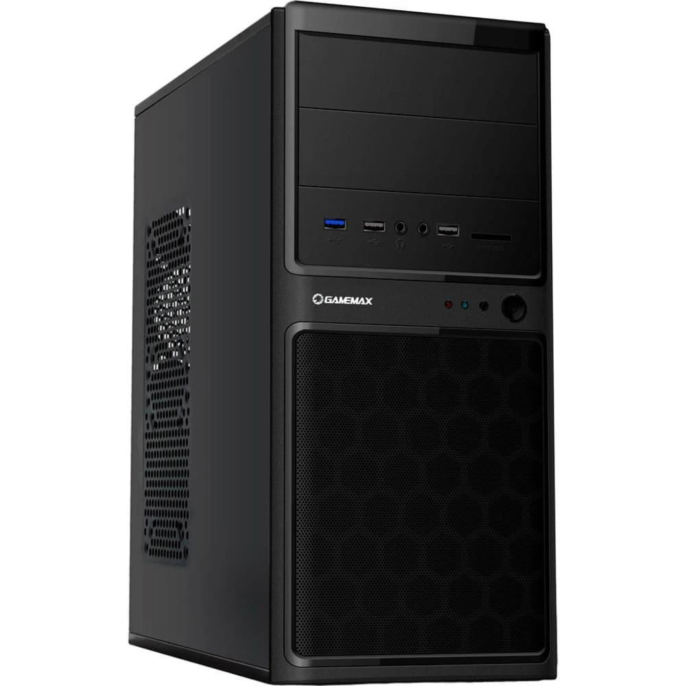 Корпус GameMax MT-306-NP-U3-CR Black (MT-306-NP-U3-CR)