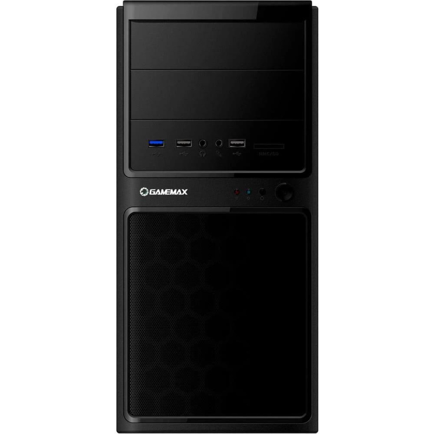 Корпус GameMax MT-306-NP-U3-CR Black (MT-306-NP-U3-CR)