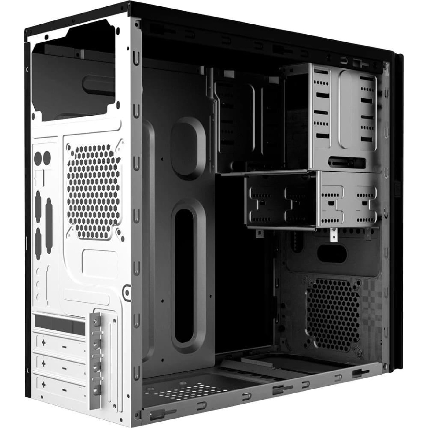 Корпус GameMax MT-306-NP-U3-CR Black (MT-306-NP-U3-CR)