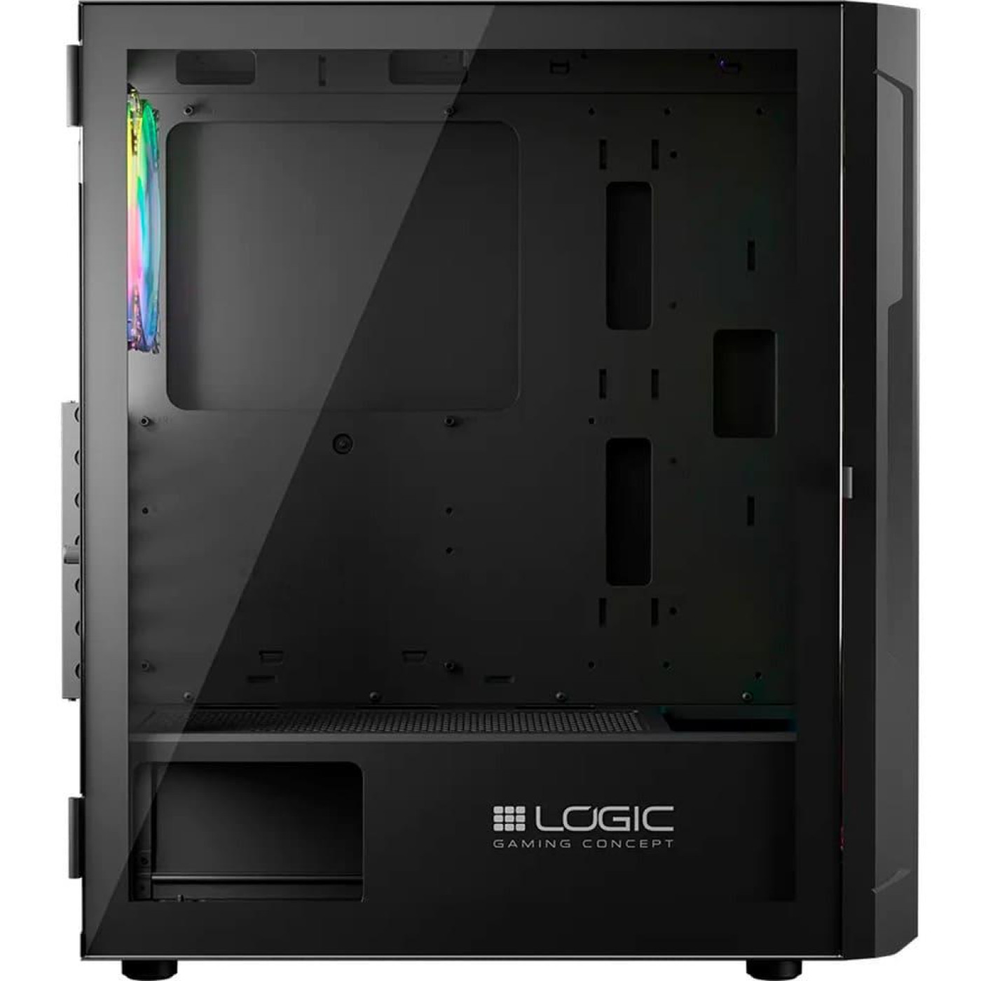Корпус LogicConcept ARAMIS MESH+GLASS ARGB fans 4x120mm BLACK без БЖ ATX