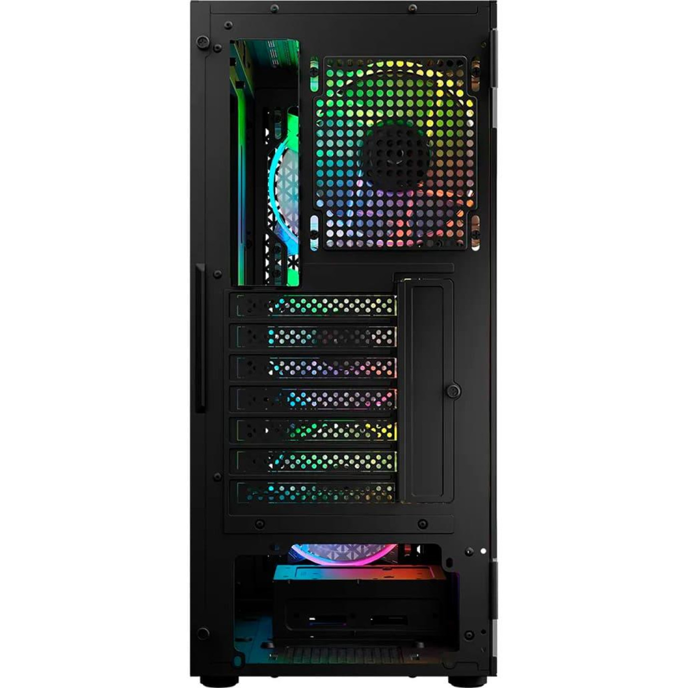 Корпус LogicConcept ARAMIS MESH+GLASS ARGB fans 4x120mm BLACK без БЖ ATX