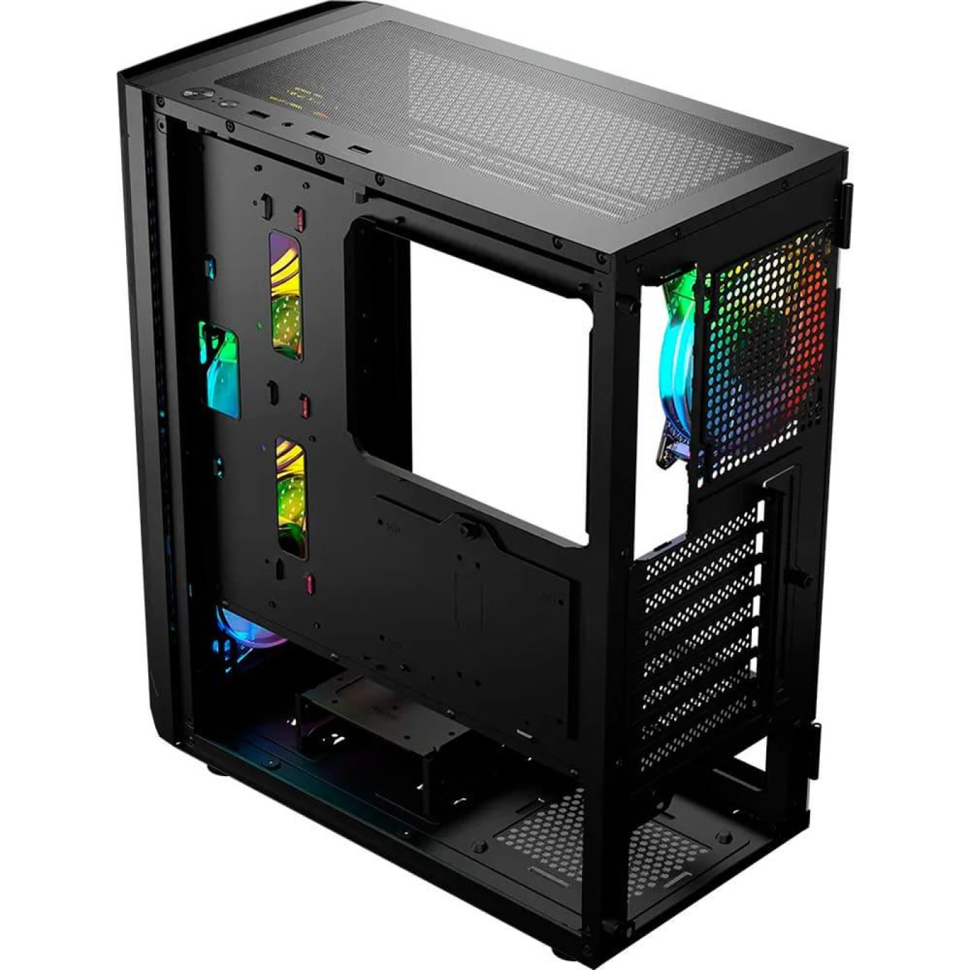 Корпус LogicConcept ARAMIS MESH+GLASS ARGB fans 4x120mm BLACK без БЖ ATX
