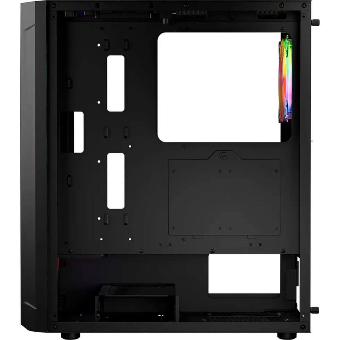 Корпус LogicConcept ARAMIS MESH+GLASS ARGB fans 4x120mm BLACK без БЖ ATX