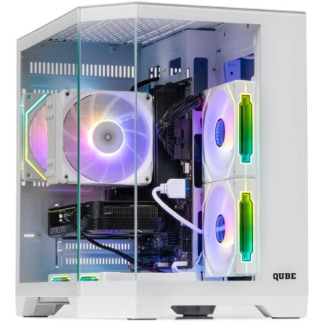 Корпус QUBE CRYSTAL ARGB White (CRYSTAL_GWNU3) Б/у