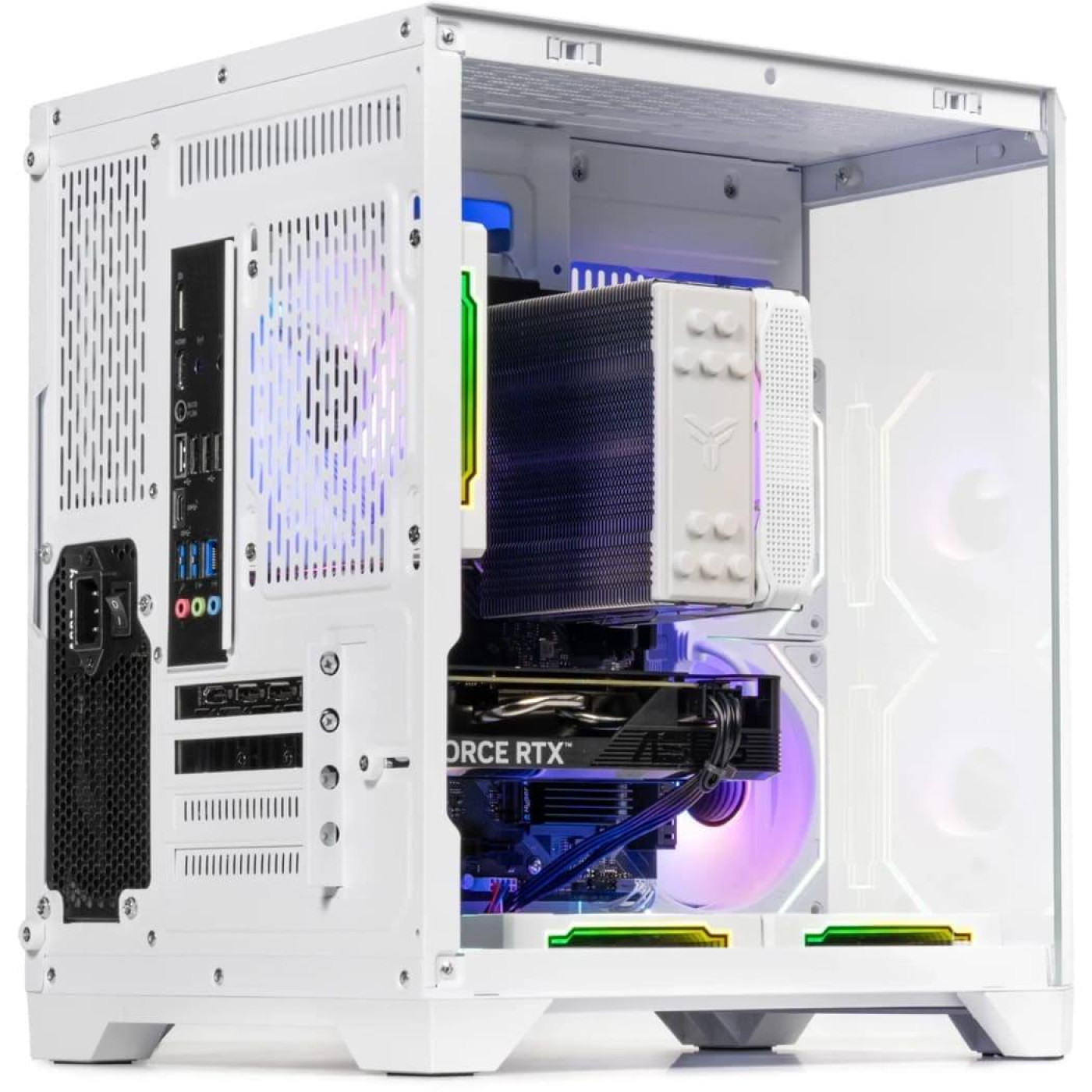 Корпус QUBE CRYSTAL ARGB White (CRYSTAL_GWNU3) Без БП