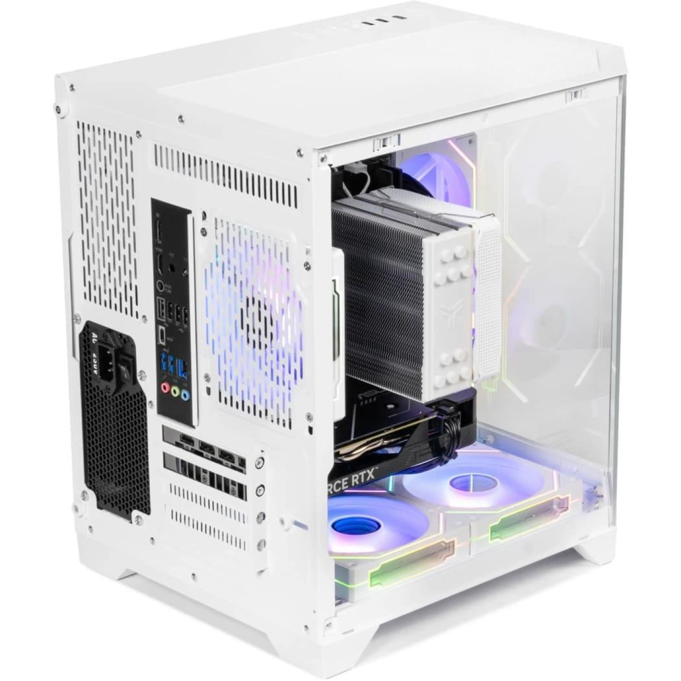 Корпус QUBE CRYSTAL ARGB White (CRYSTAL_GWNU3) Без БП