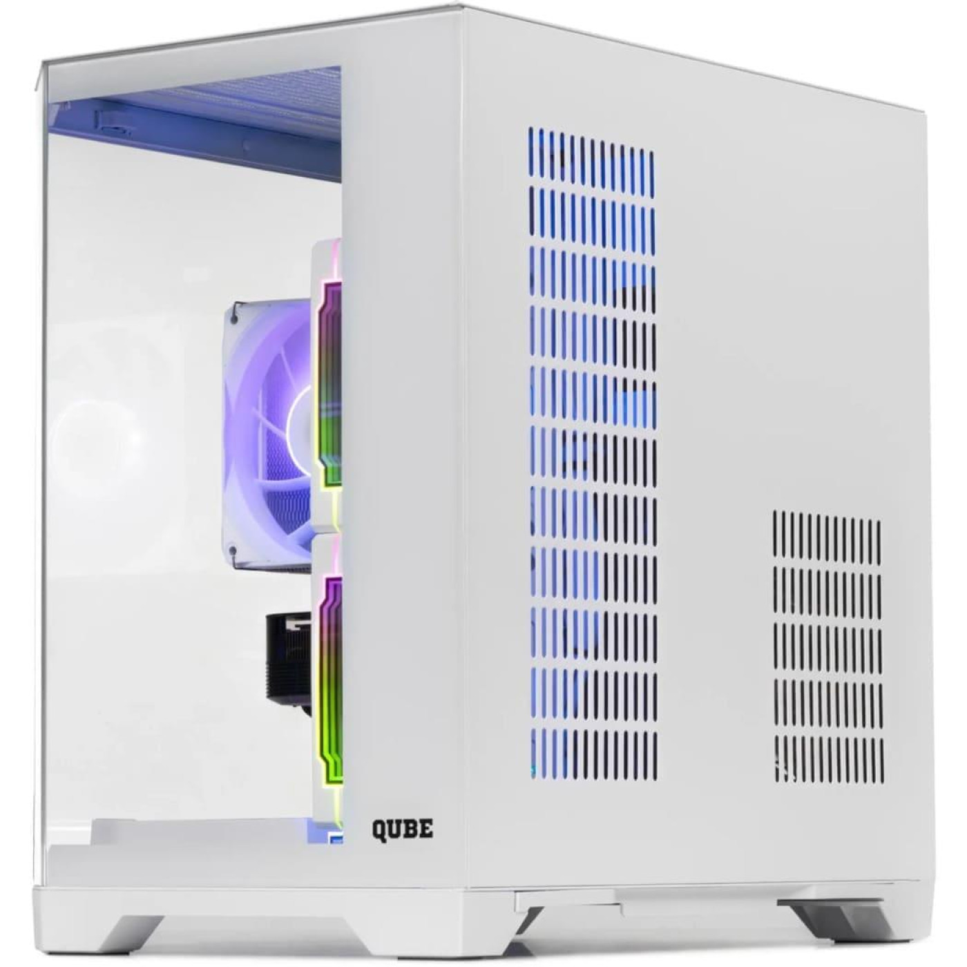 Корпус QUBE CRYSTAL ARGB White (CRYSTAL_GWNU3) Без БП
