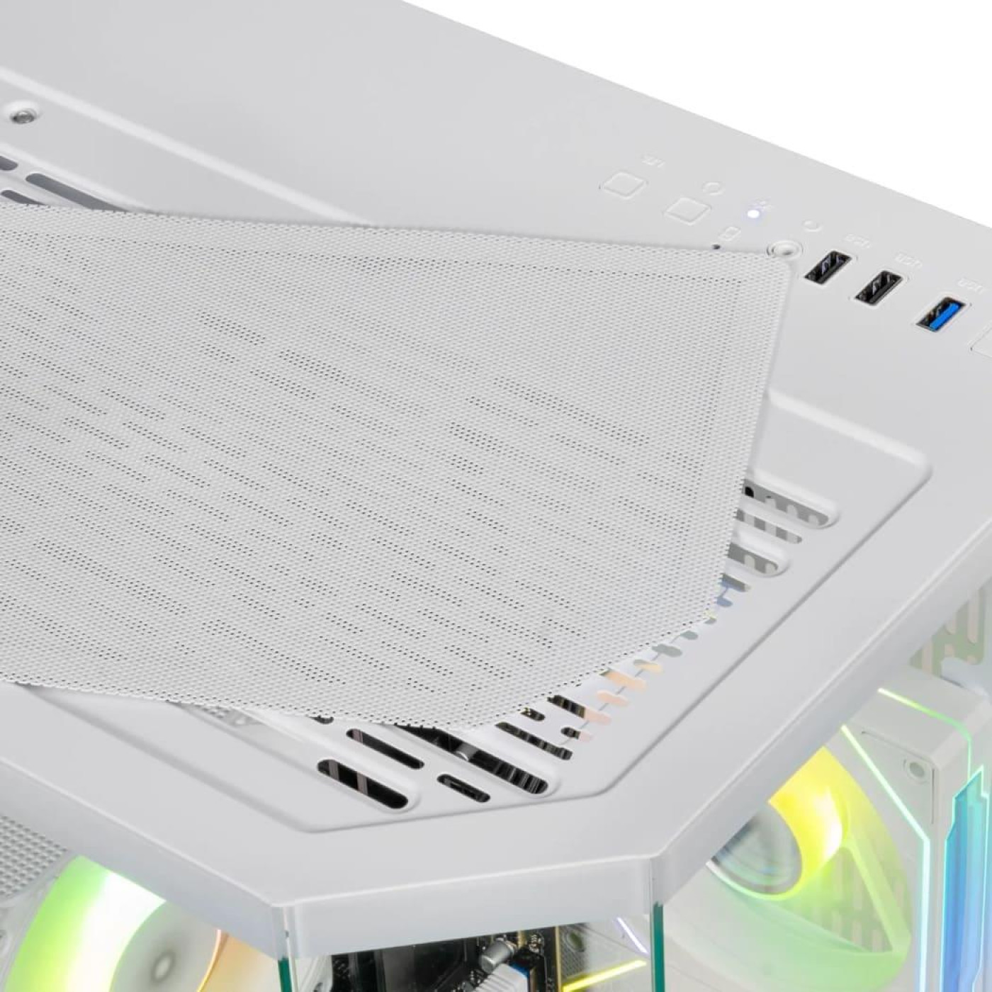 Корпус QUBE CRYSTAL ARGB White (CRYSTAL_GWNU3) Без БП