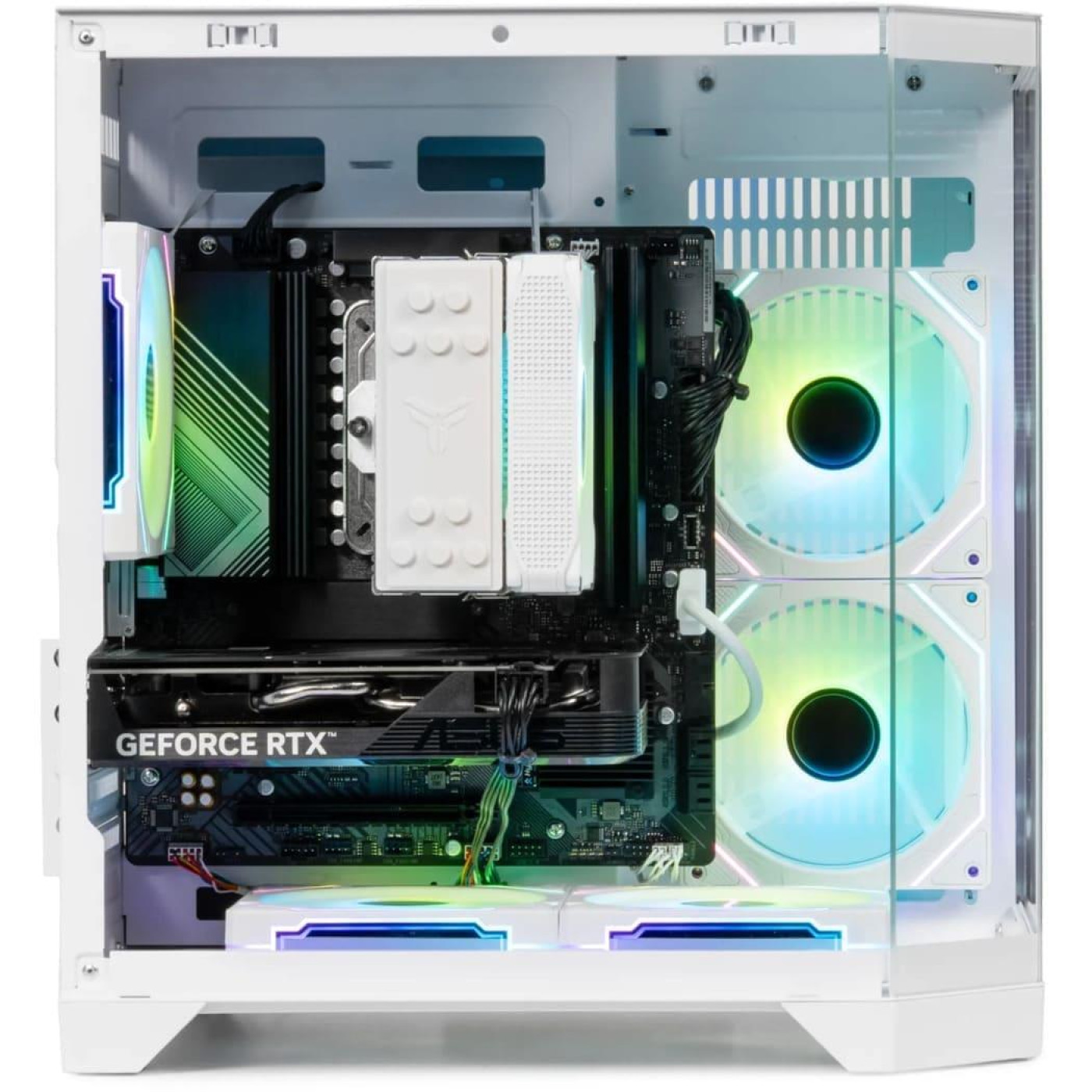 Корпус QUBE CRYSTAL ARGB White (CRYSTAL_GWNU3) Без БП