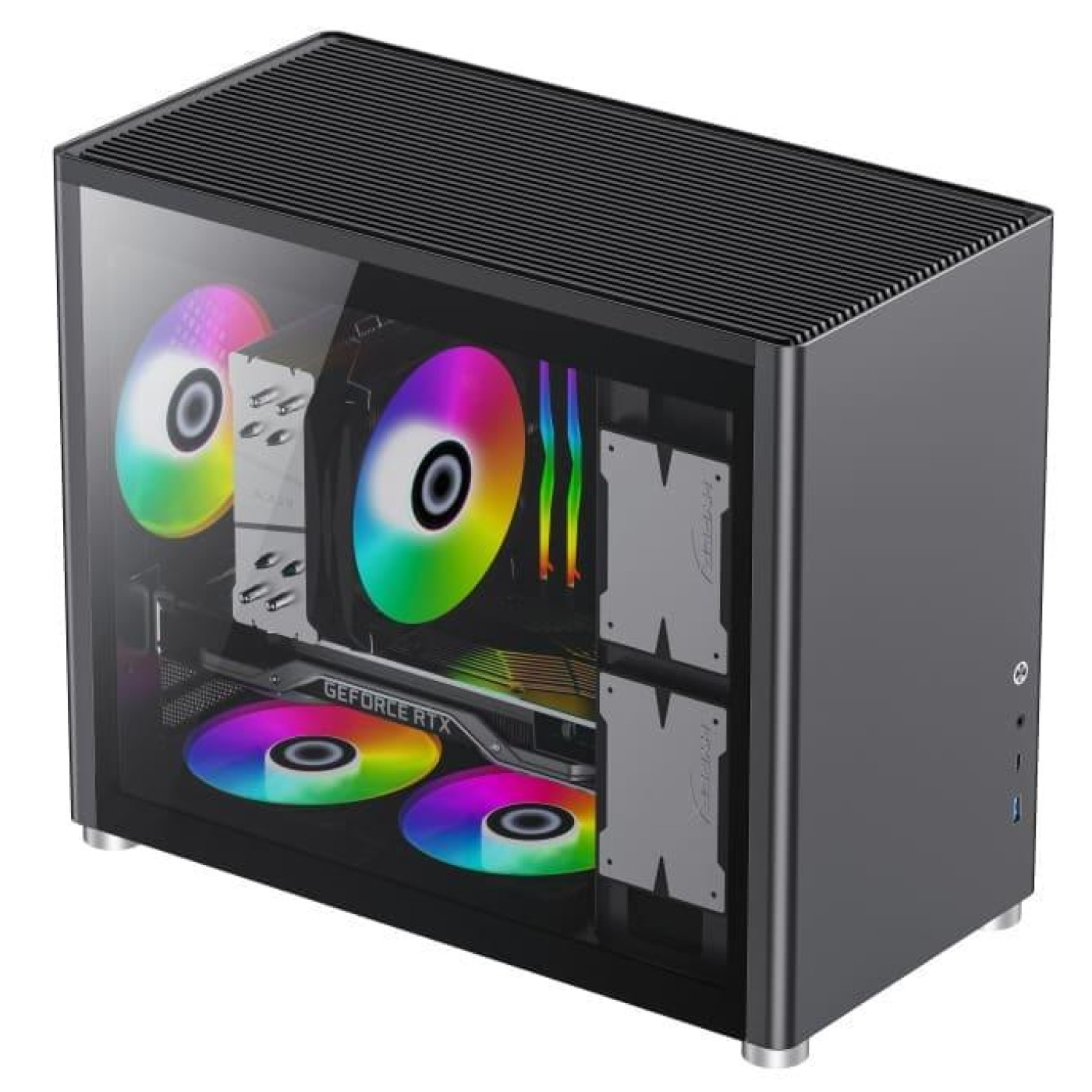 Корпус GameMax Tower Spark Black (Spark Black)