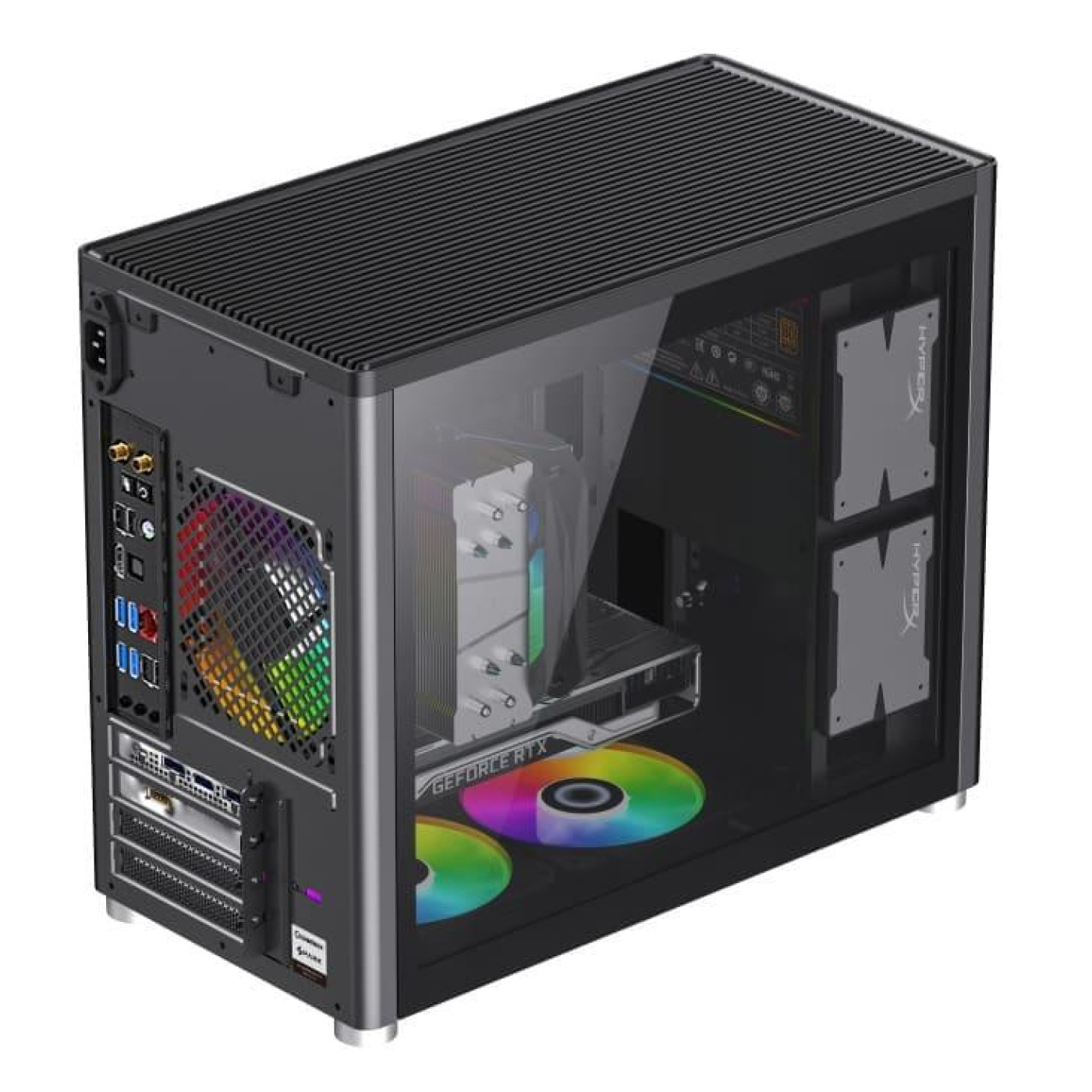 Корпус GameMax Tower Spark Black (Spark Black)