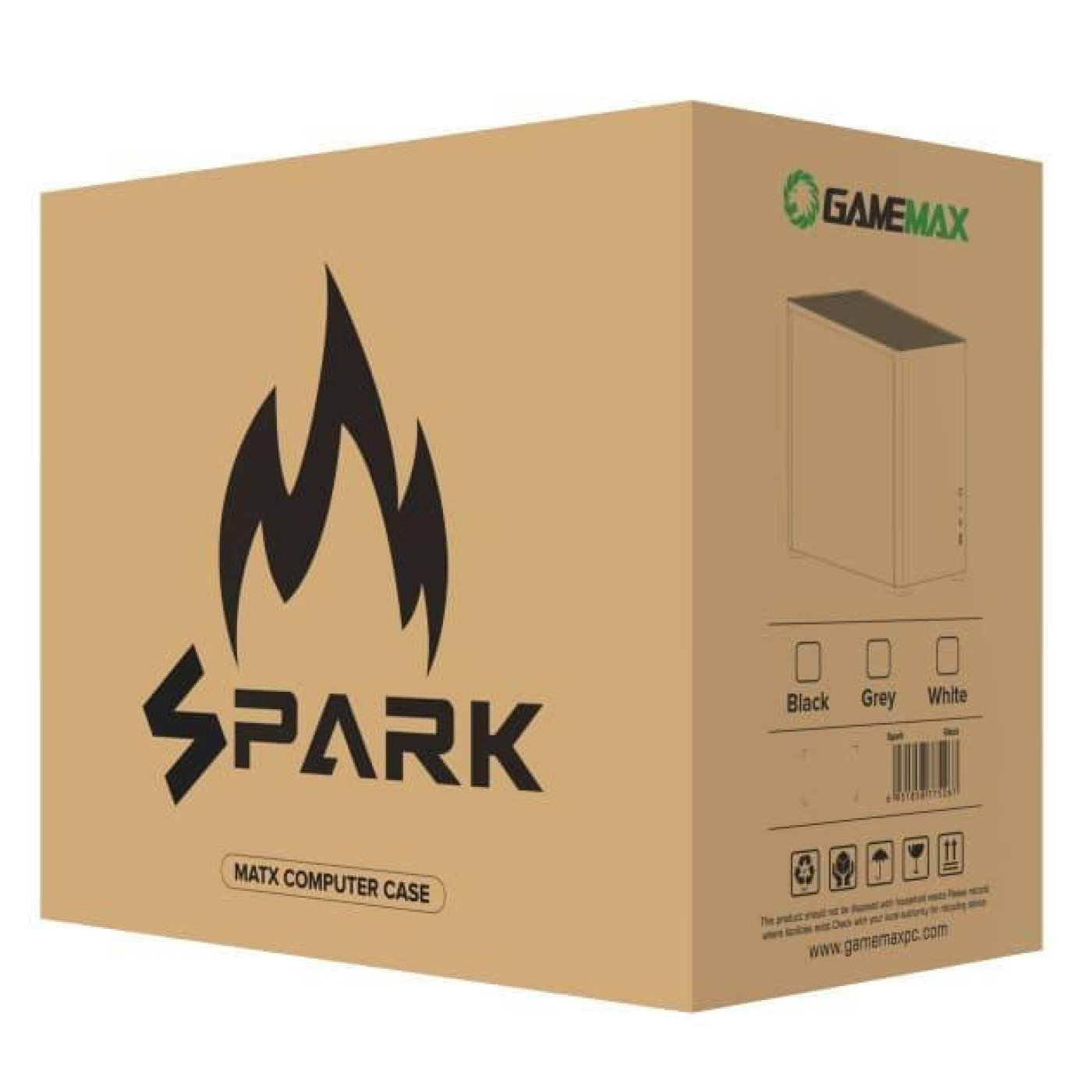 Корпус GameMax Tower Spark Black (Spark Black)