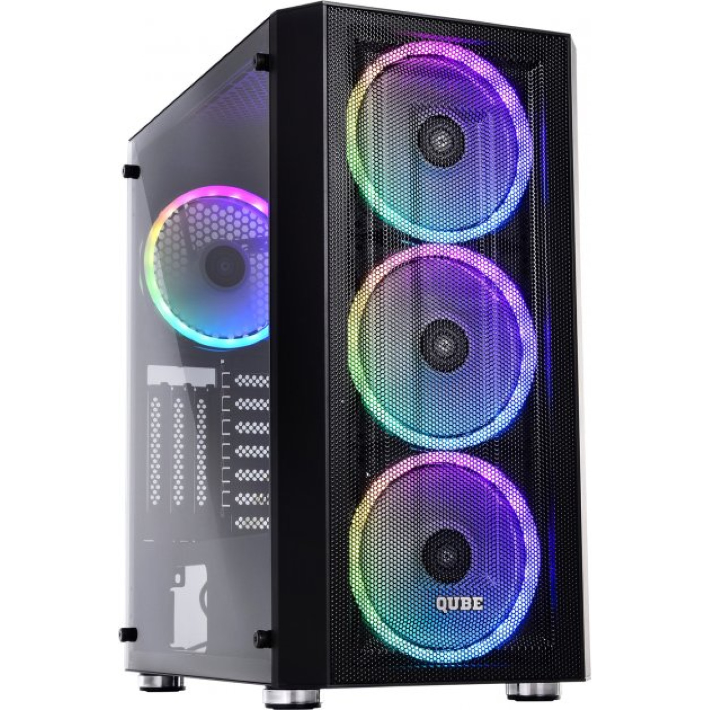 Корпус QUBE GUARD ARGB Black GUARD_WH86ARGB Без БЖ U1
