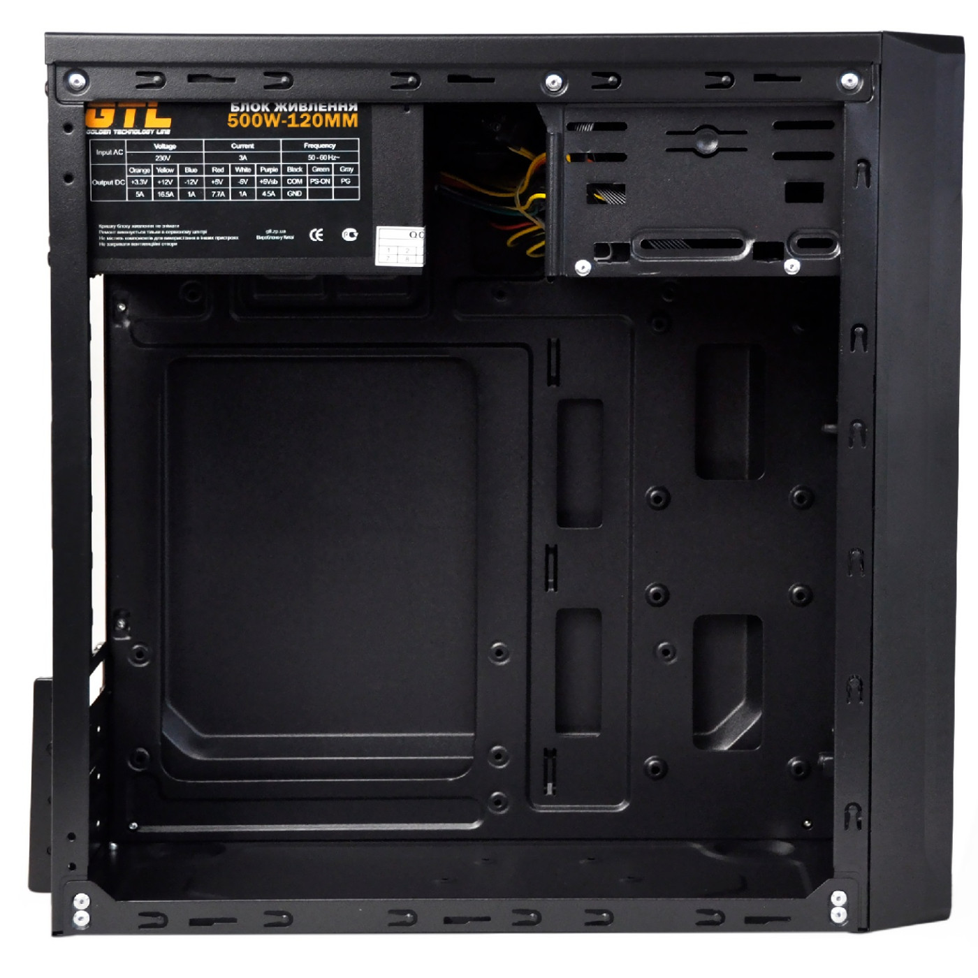Корпус GTL 1603+ Black, 400W (1603+)