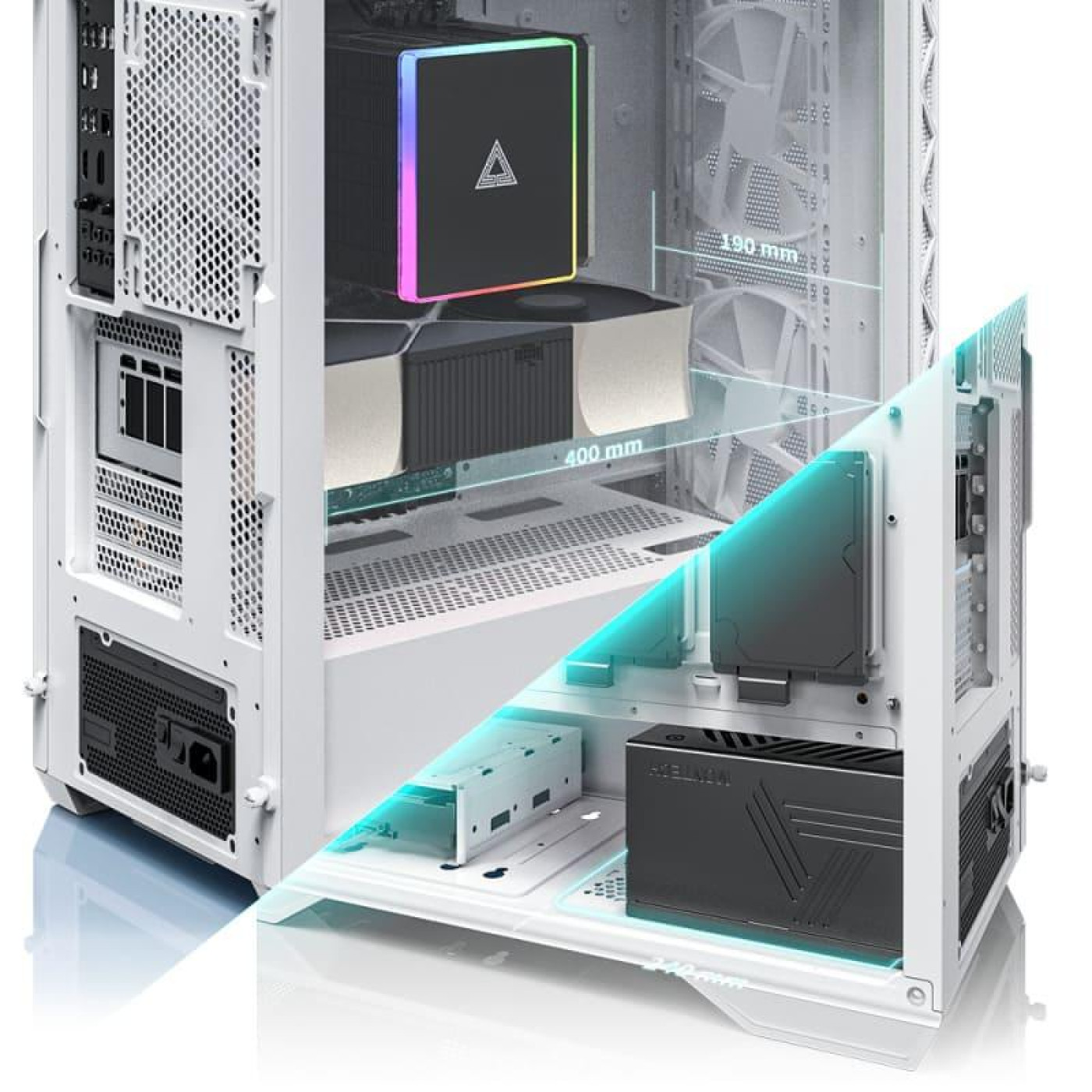 Корпус MONTECH AIR 903 BASE (W) (AIR 903 BASE (W)) Б/у