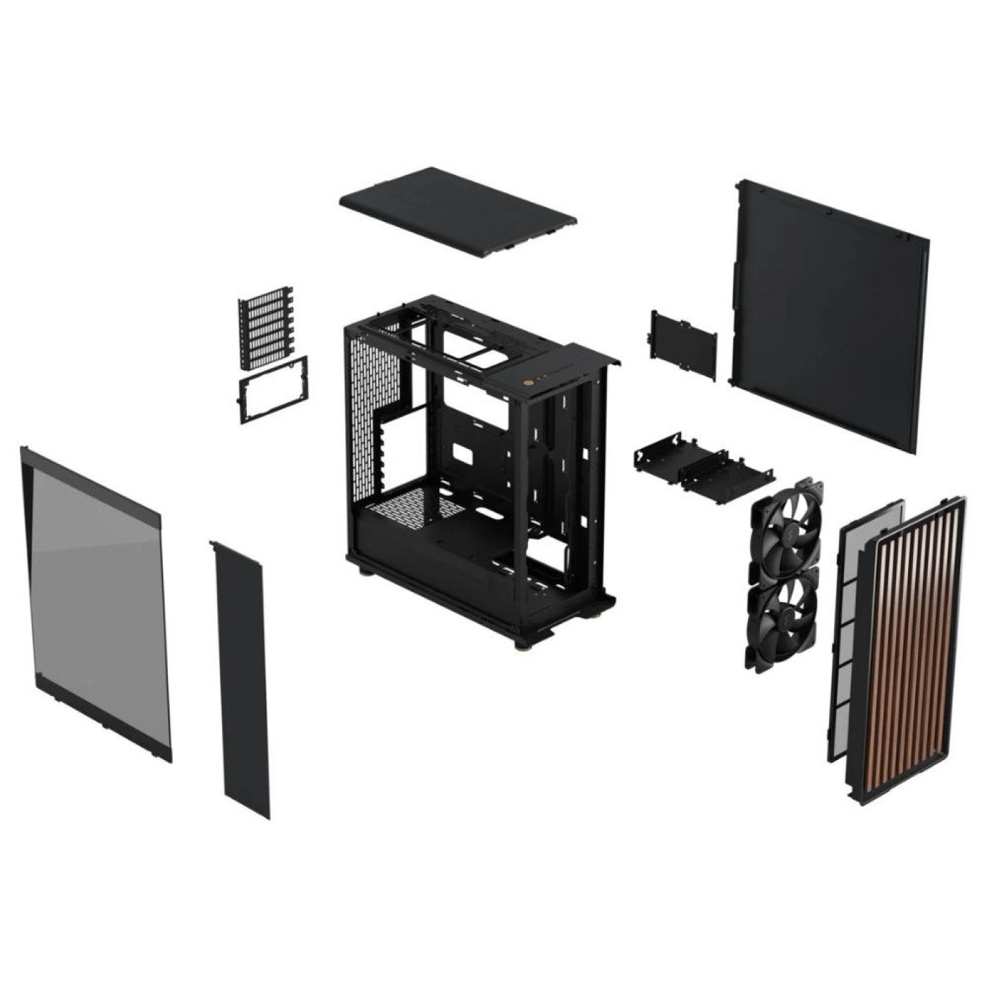 Корпус Fractal Design North Black (FD-C-NOR1C-02) Без БП