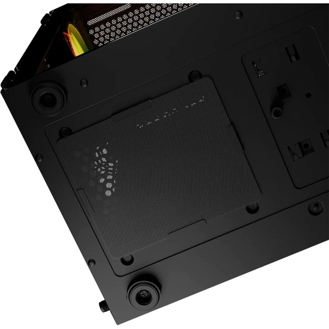 Корпус LogicConcept PORTOS MESH+GLASS ARGB fans 3x120mm BLACK без БЖ mATX