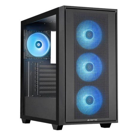 Корпус Chieftec Gaming Hunter 3 ARGB Без БП Black (GS-03B-OP)