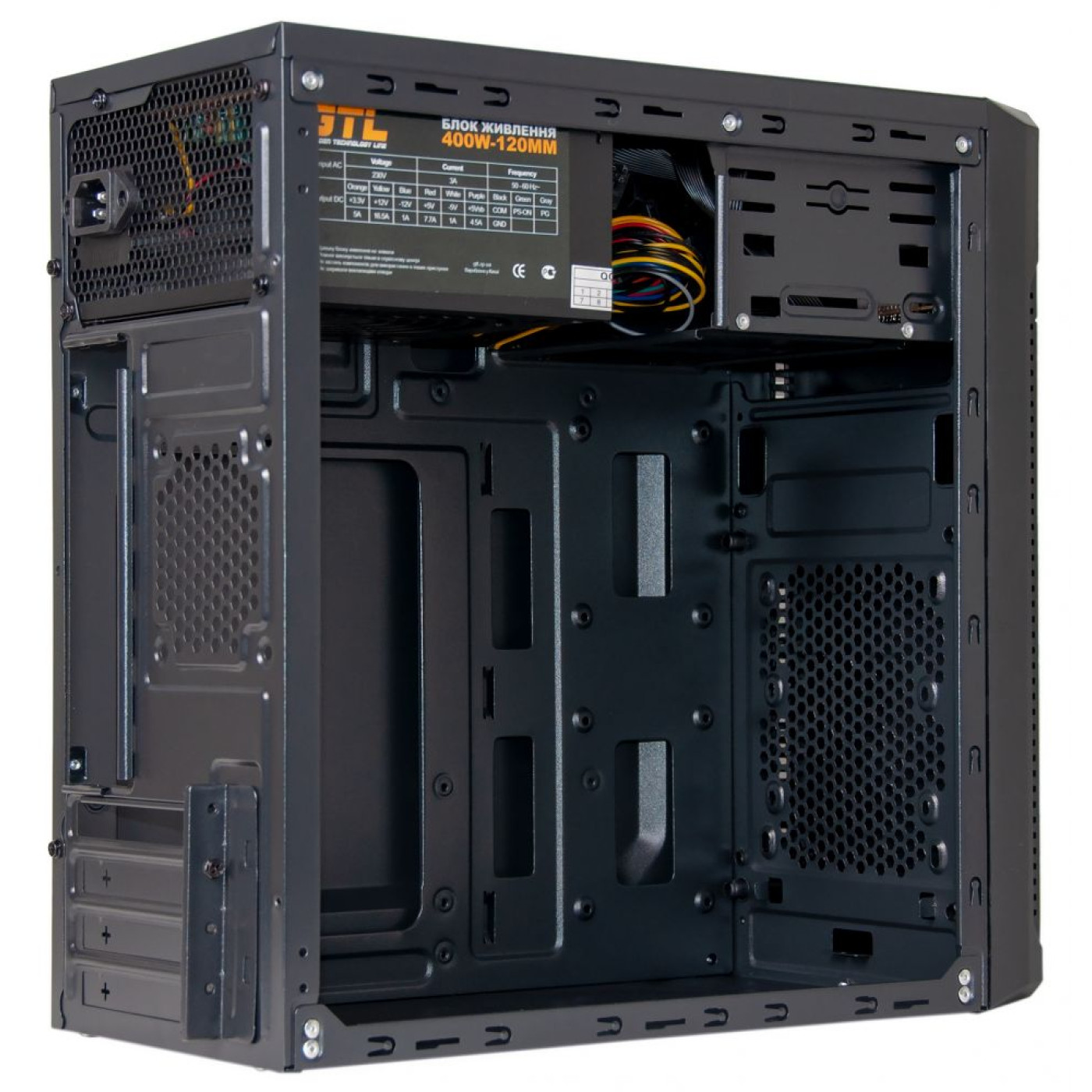 Корпус GTL 1617+ Black, 400W (1617+)