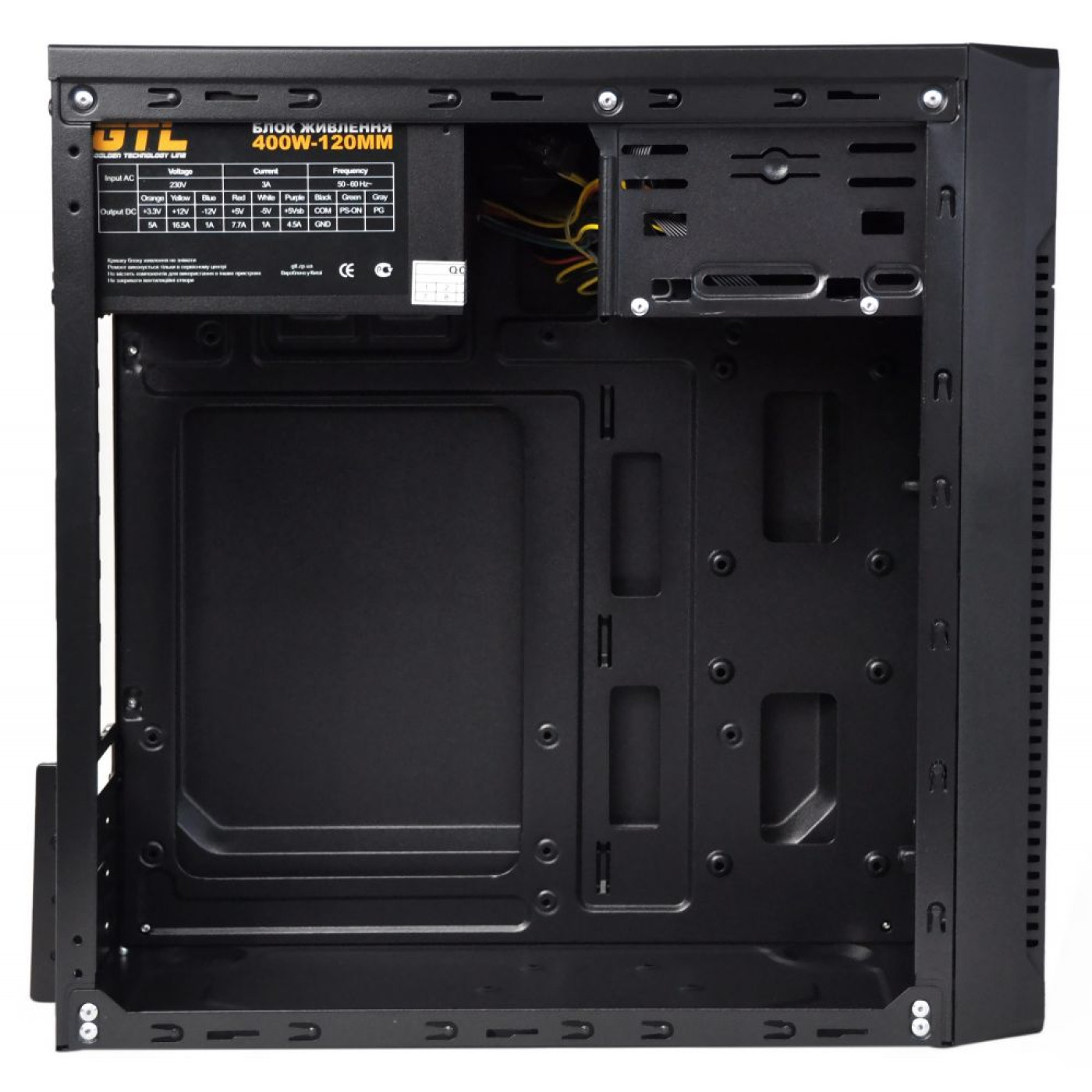 Корпус GTL 1617+ Black, 400W (1617+)