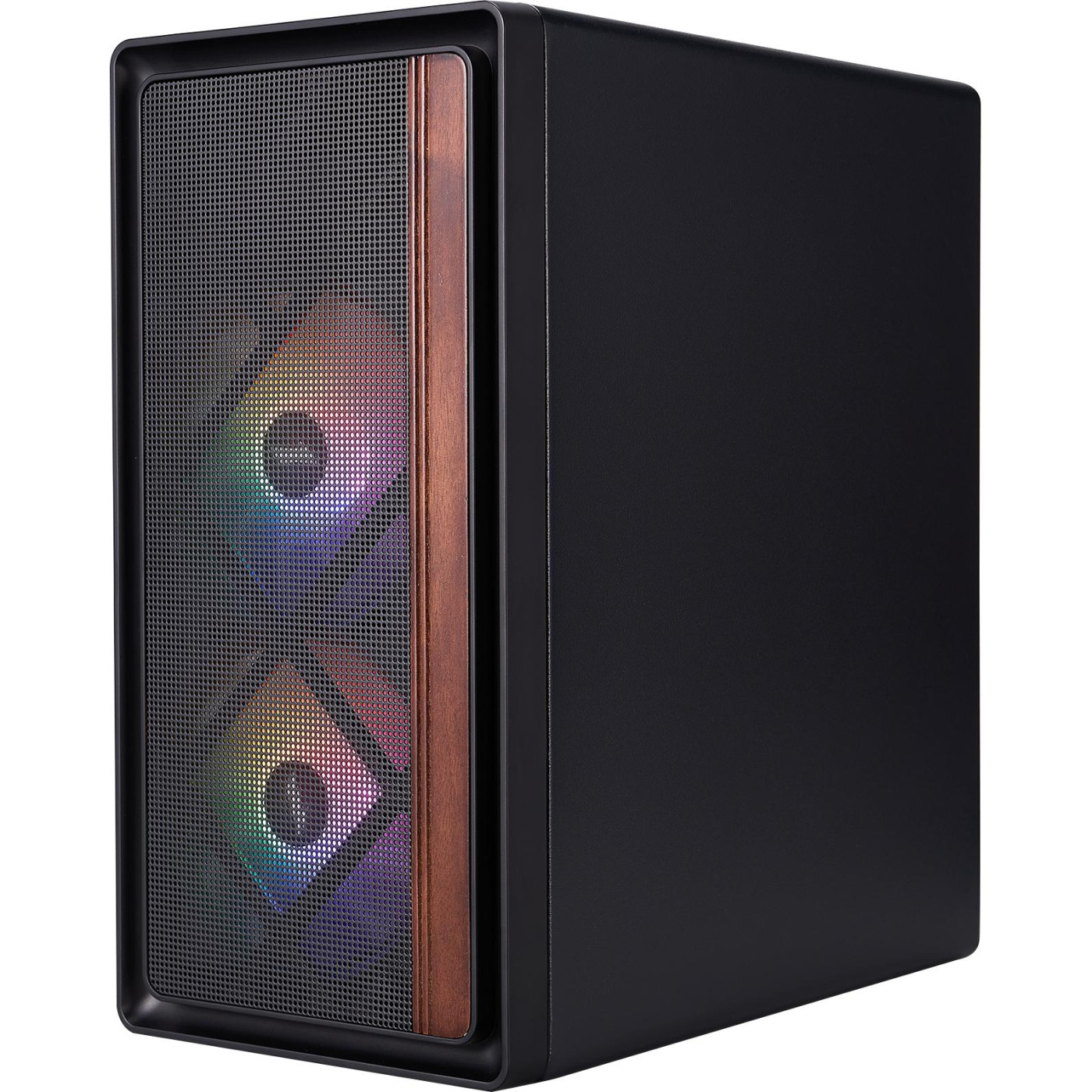 Корпус 1stPlayer WD1-BK-3F1 Black (WD1-BK-3F1)